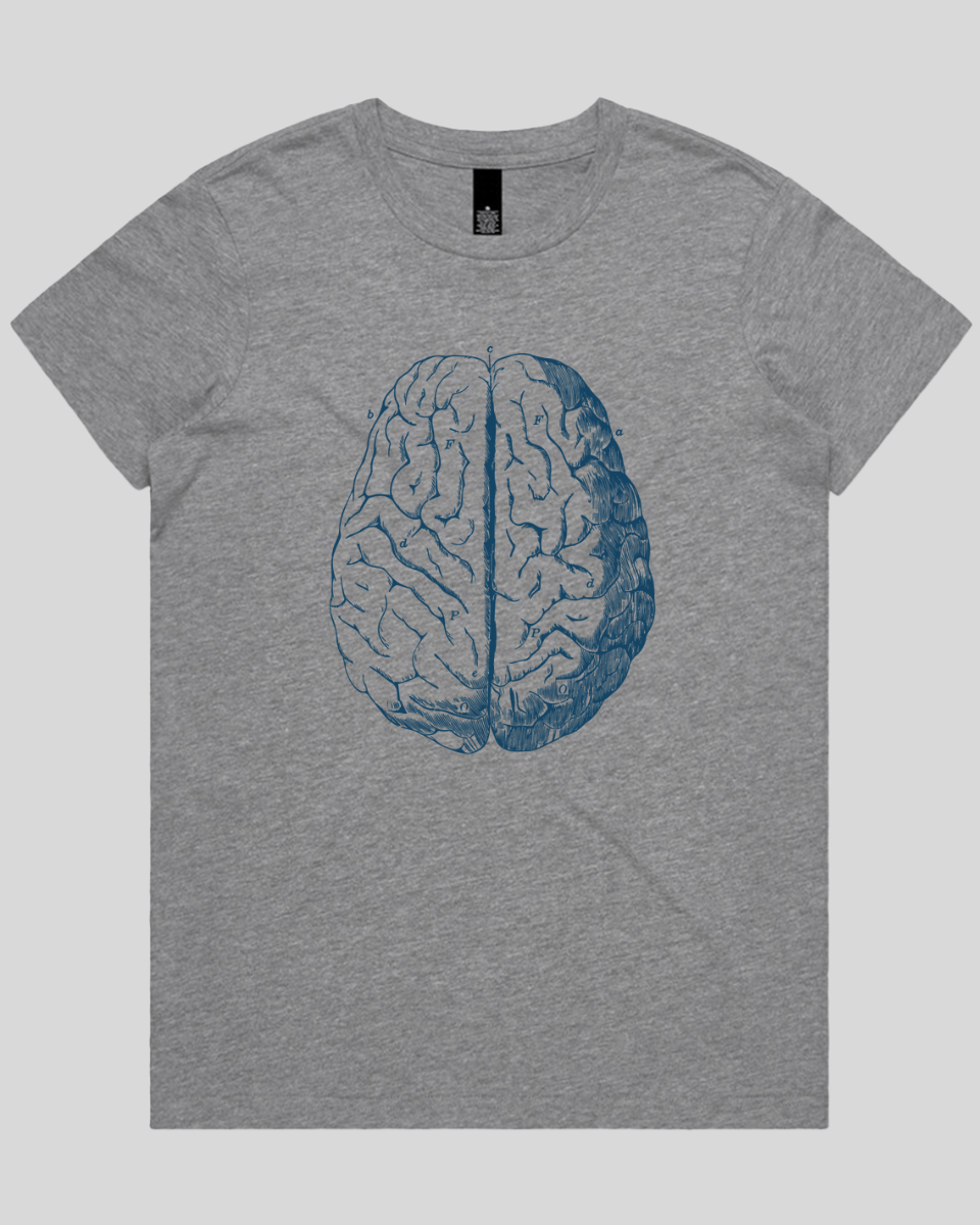 Vintage Brain Diagram Women's T-Shirt