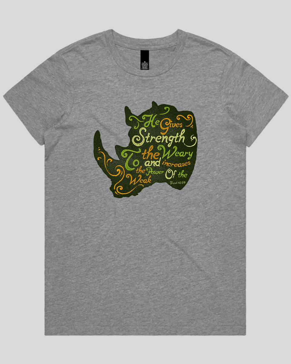 He Gives Strength Women's T-Shirt