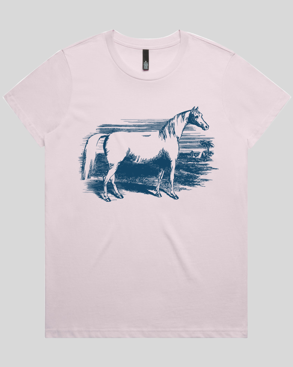 Rustic Horse Field Women's T-Shirt