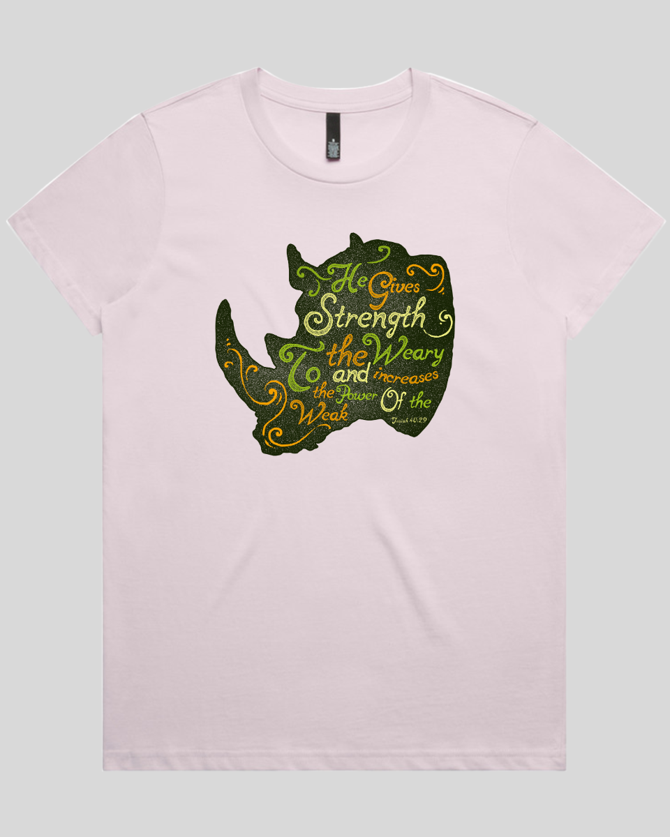 He Gives Strength Women's T-Shirt