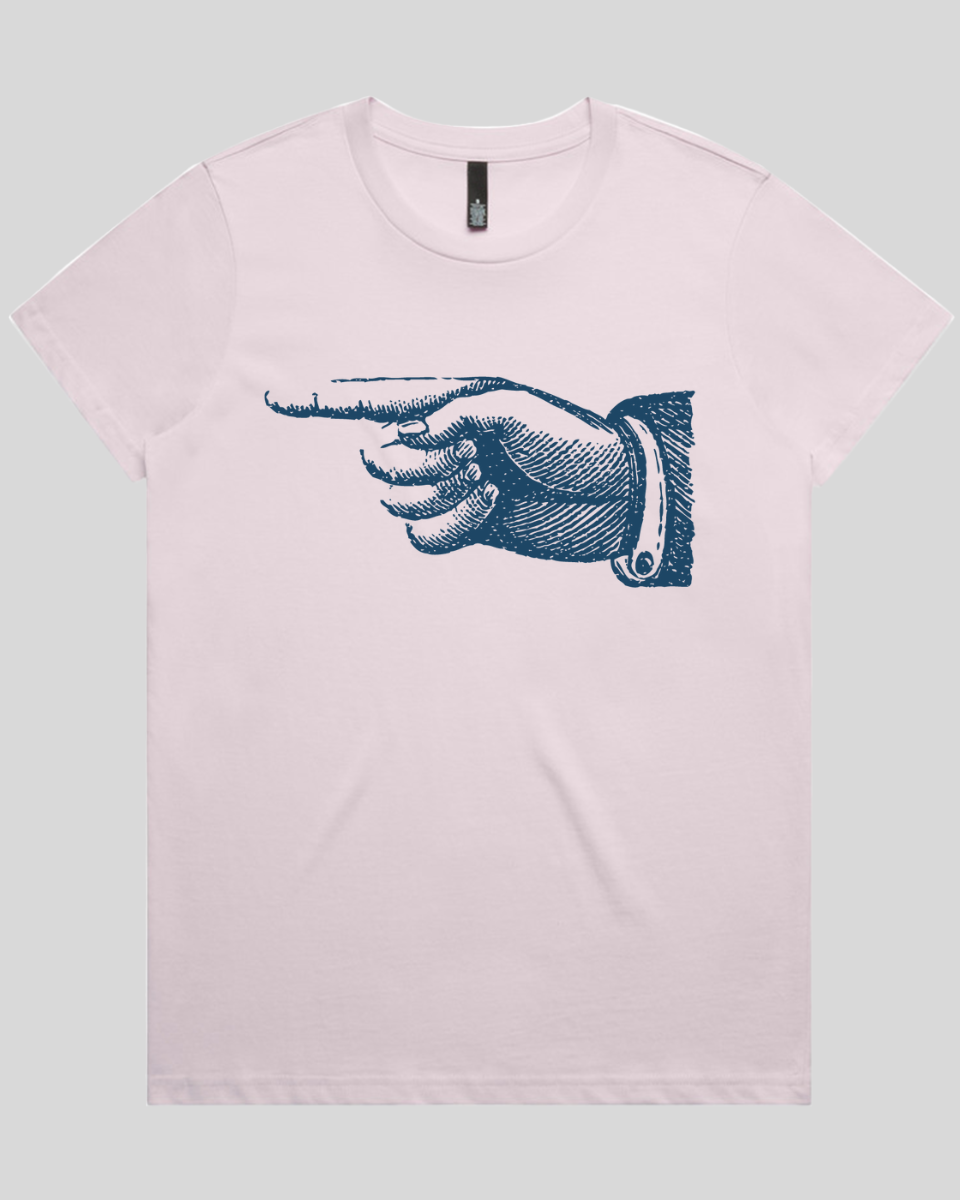 Pointing Finger 2 Women's T-Shirt