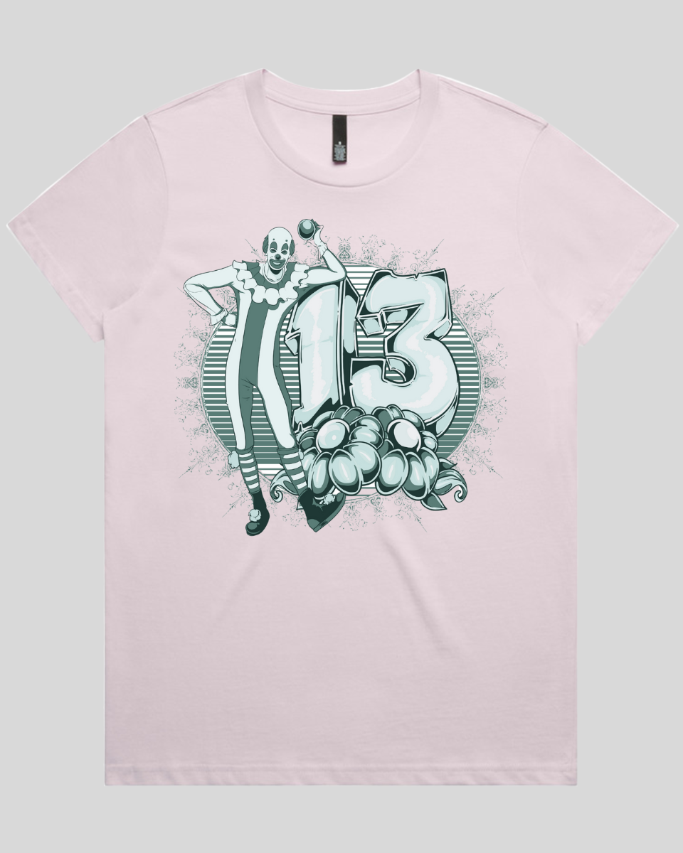 Lucky 13 Clown Women's T-Shirt