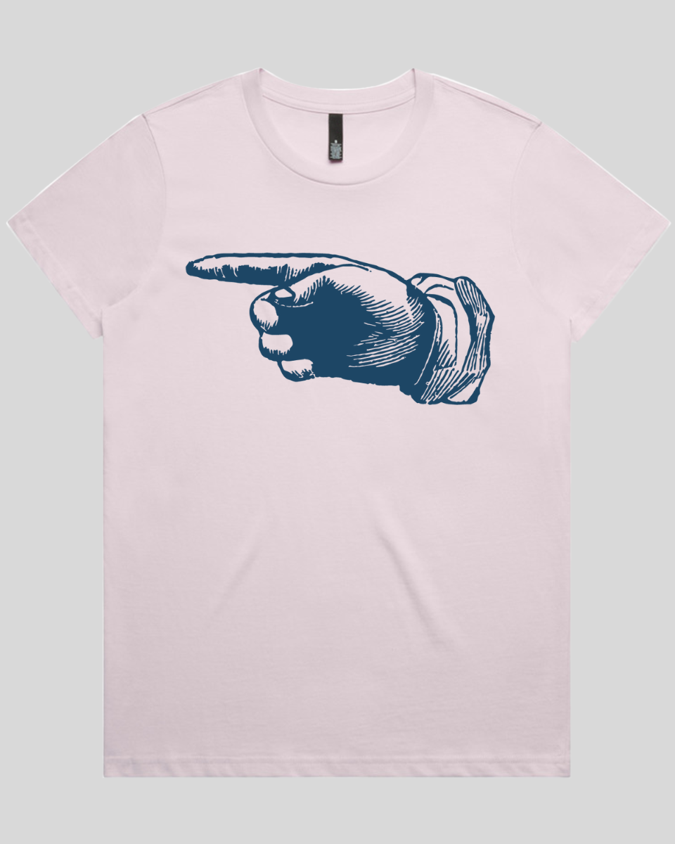Retro Pointing Hand Women's T-Shirt