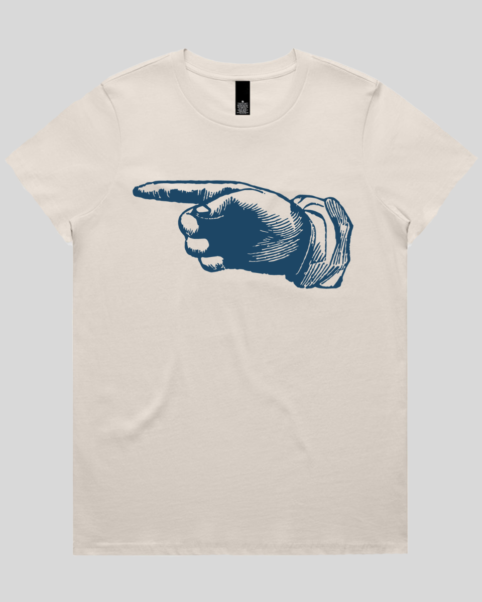 Retro Pointing Hand Women's T-Shirt