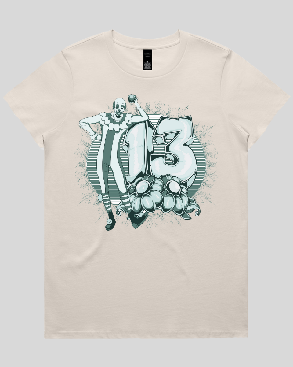 Lucky 13 Clown Women's T-Shirt