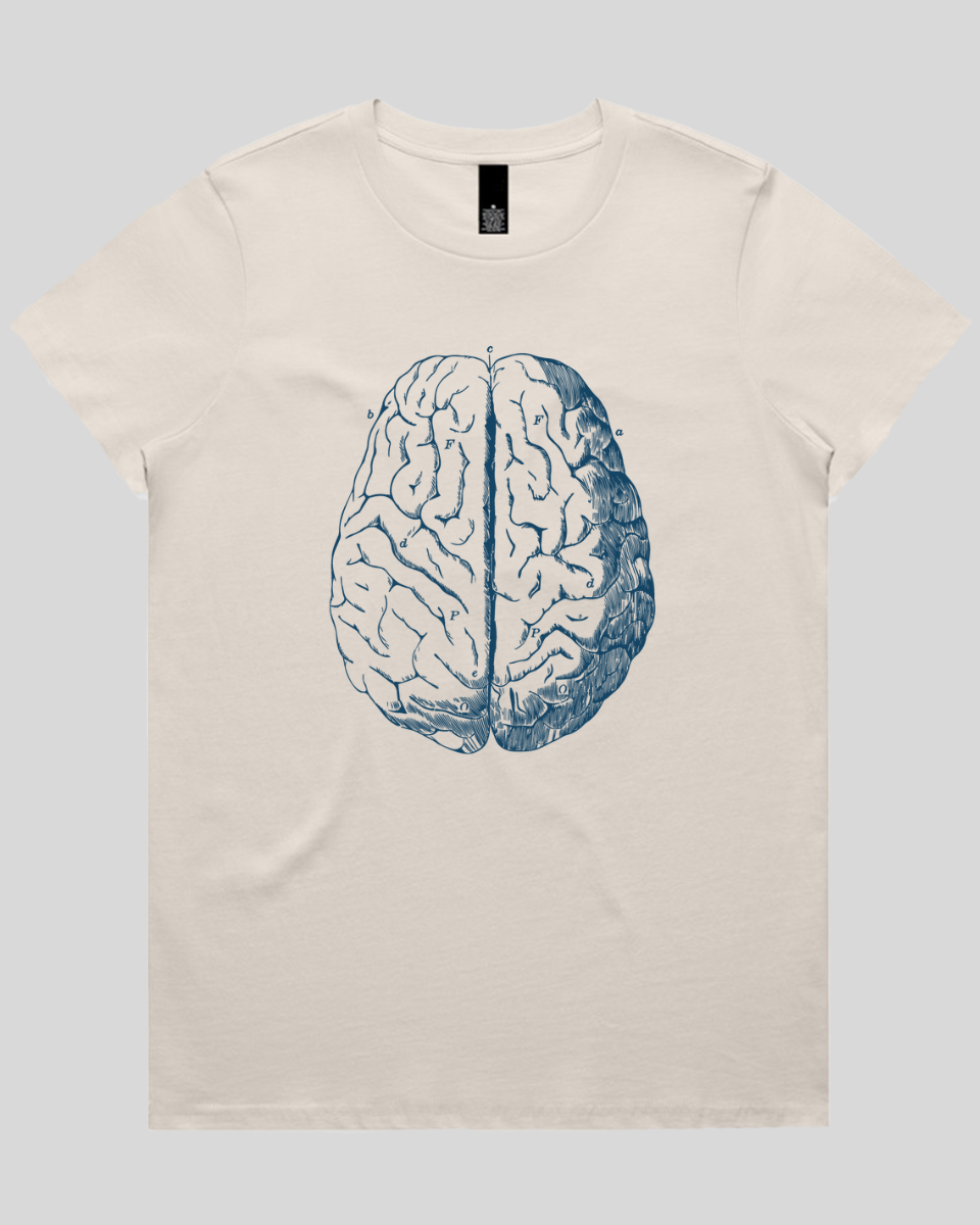 Vintage Brain Diagram Women's T-Shirt