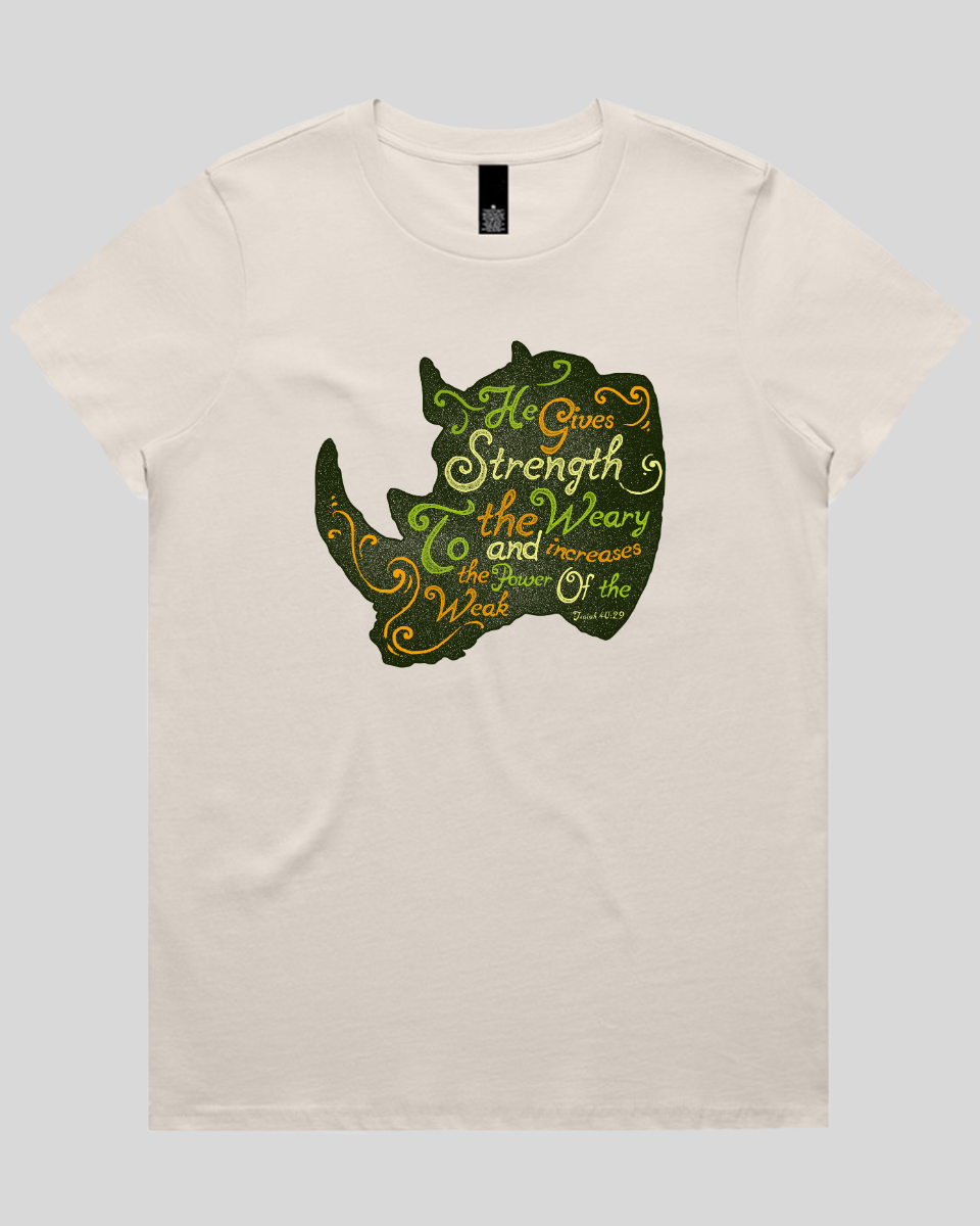 He Gives Strength Women's T-Shirt