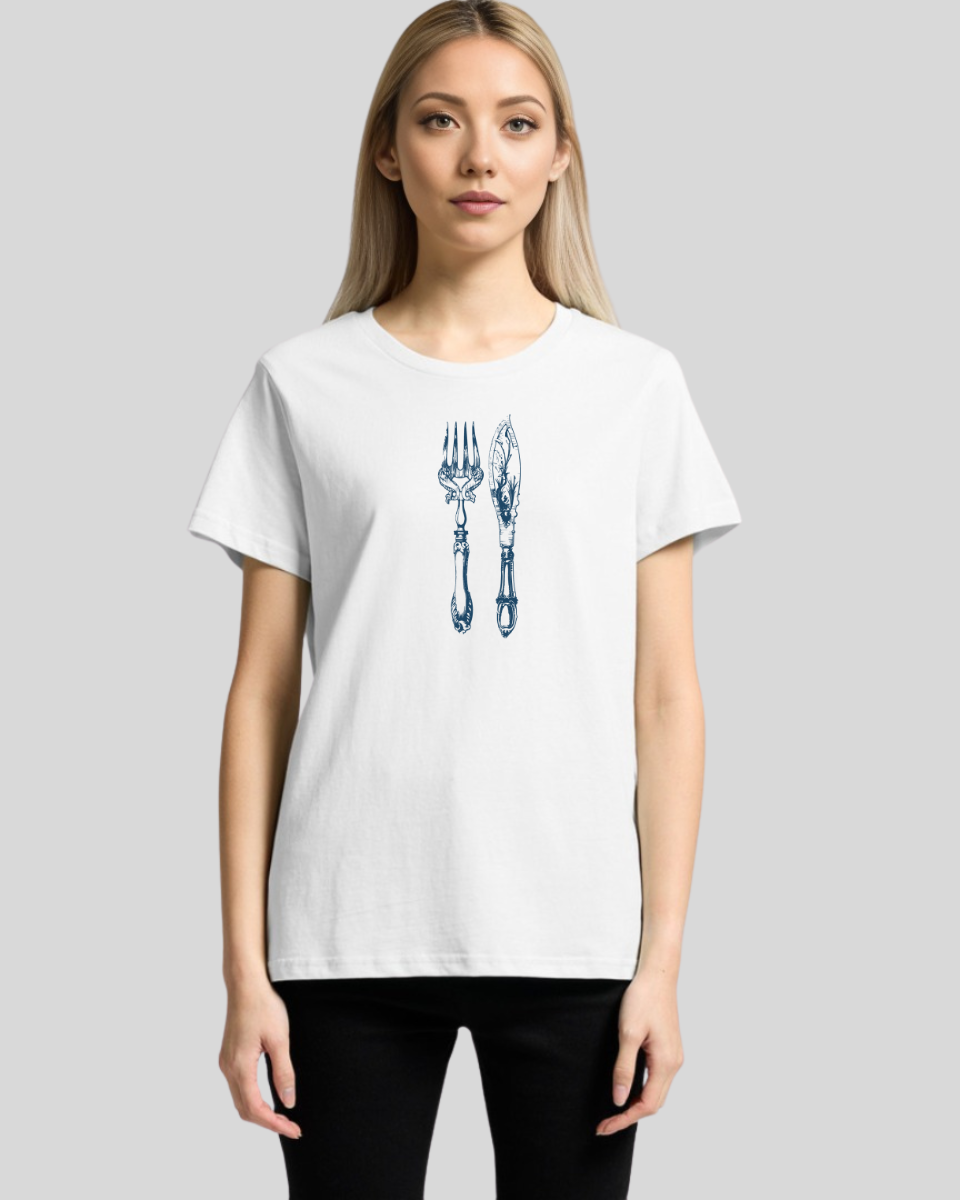 Vintage Cutlery Set Women's T-Shirt