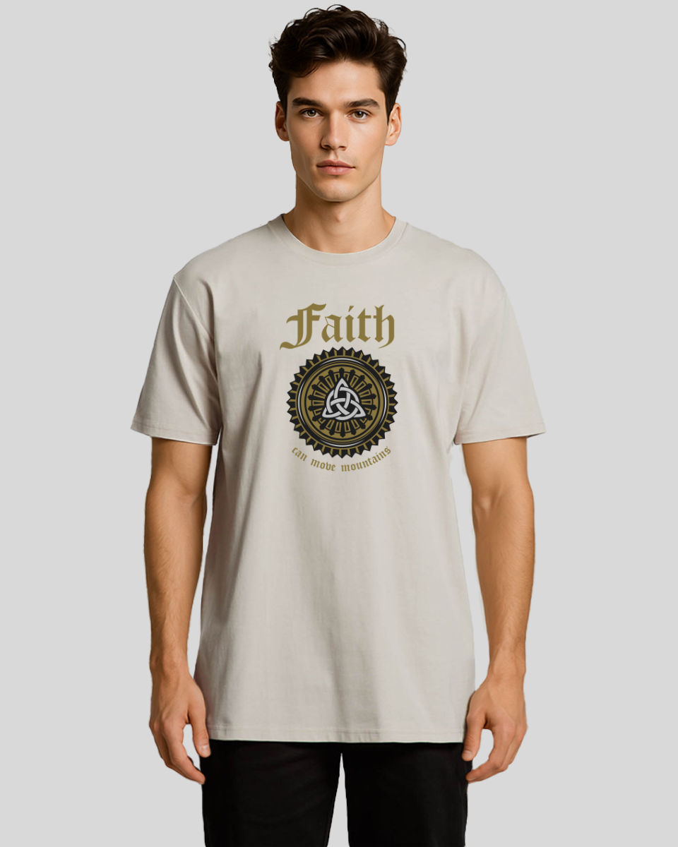 Faith Can Move Mountains Men's T-Shirt