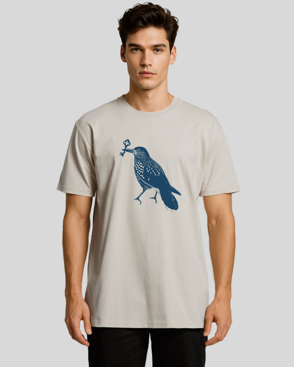 Bird-With-Key Men's T-Shirt