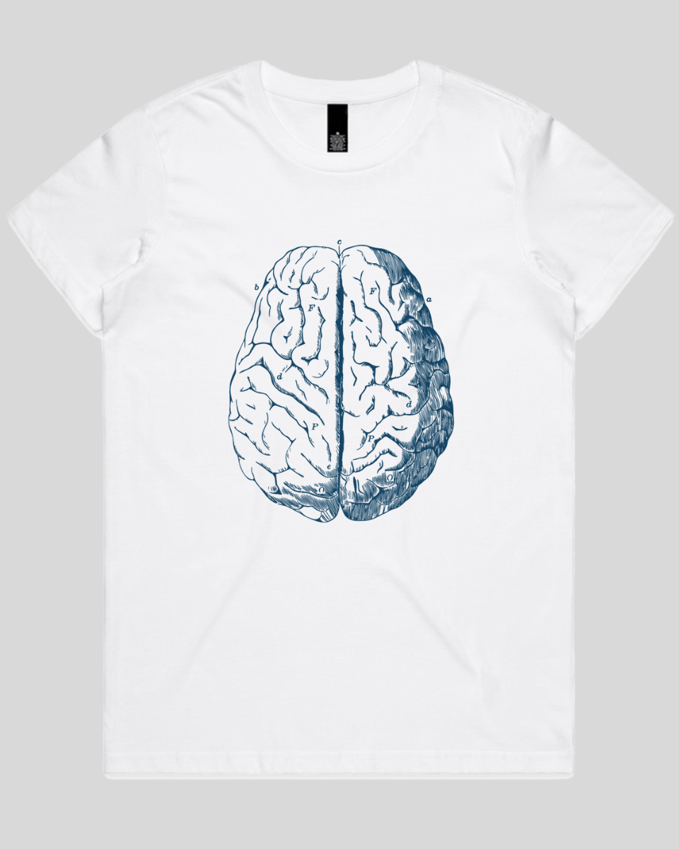 Vintage Brain Diagram Women's T-Shirt