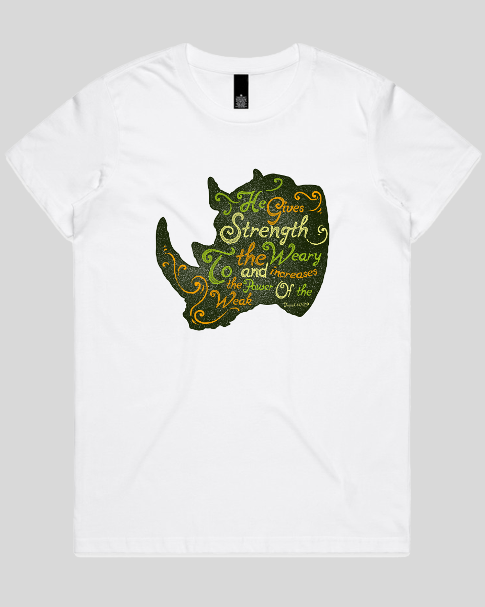 He Gives Strength Women's T-Shirt