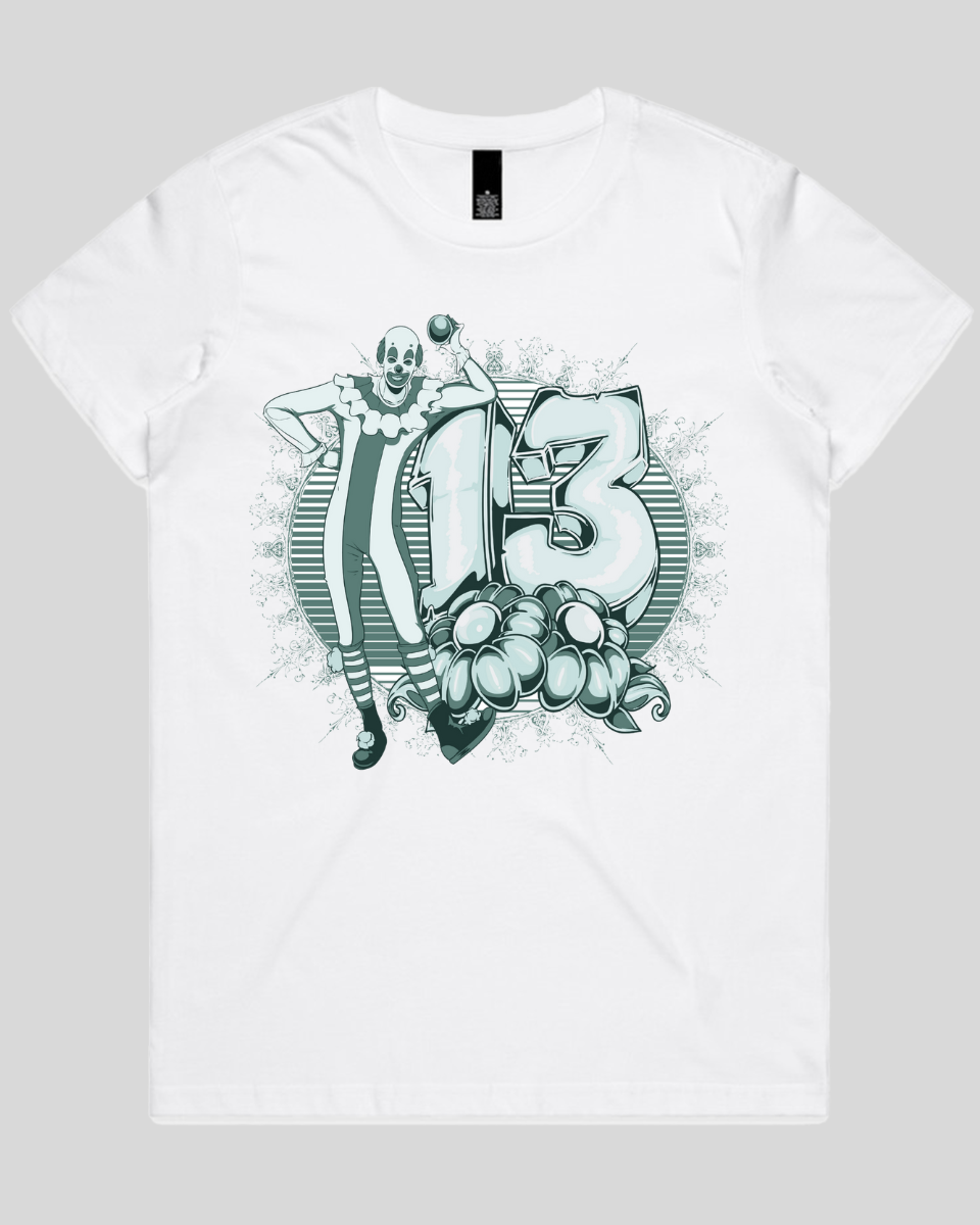 Lucky 13 Clown Women's T-Shirt
