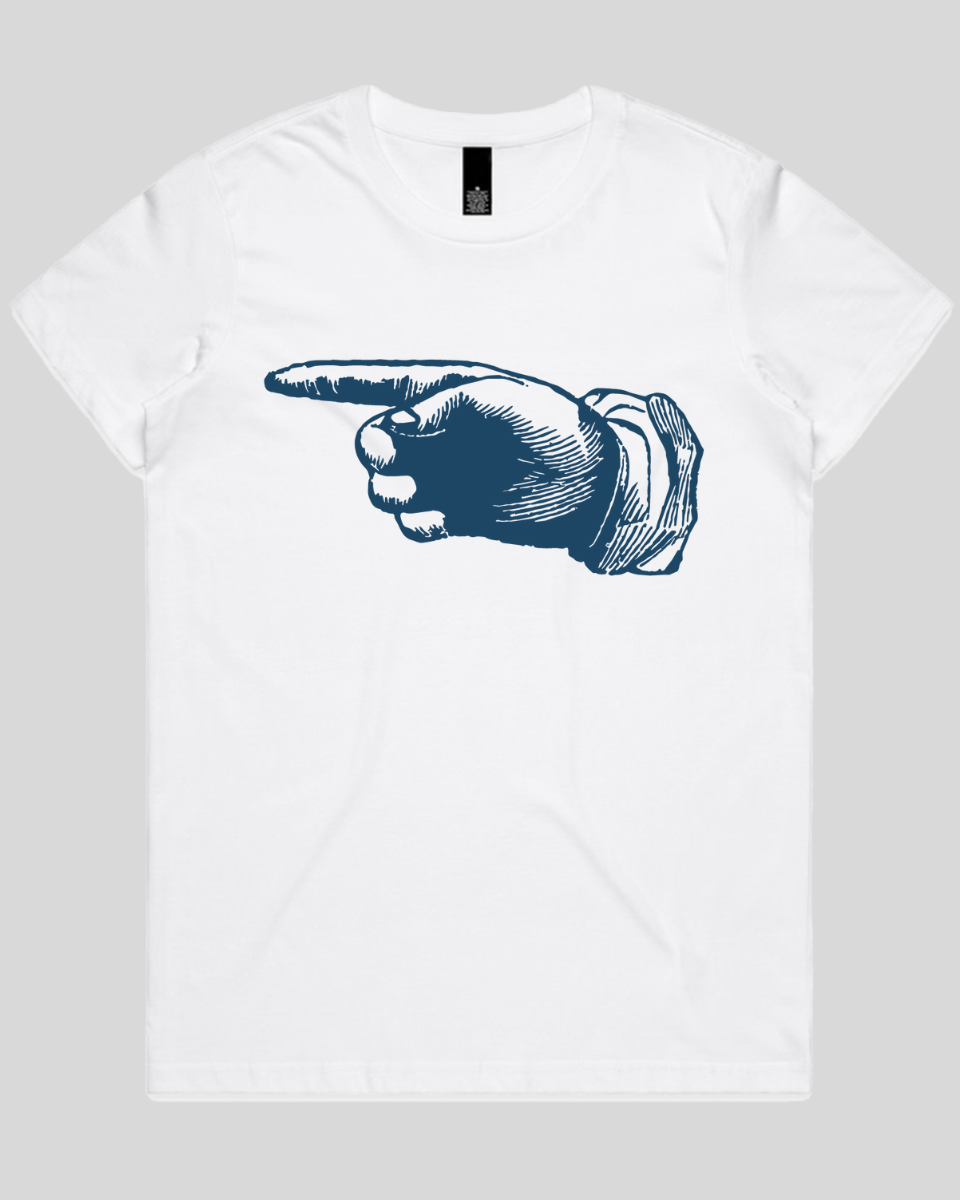 Retro Pointing Hand Women's T-Shirt