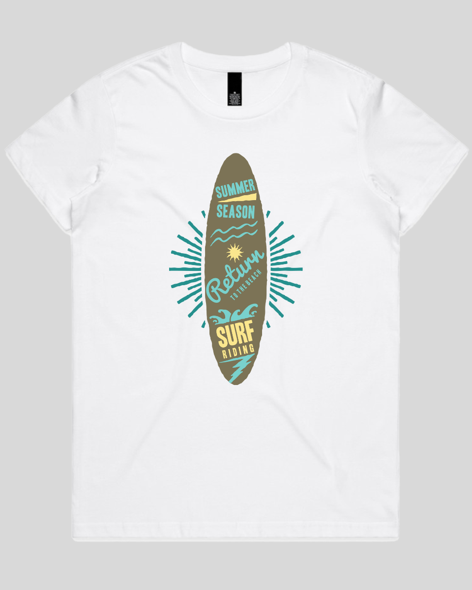 Surf Riding Women's T-Shirt