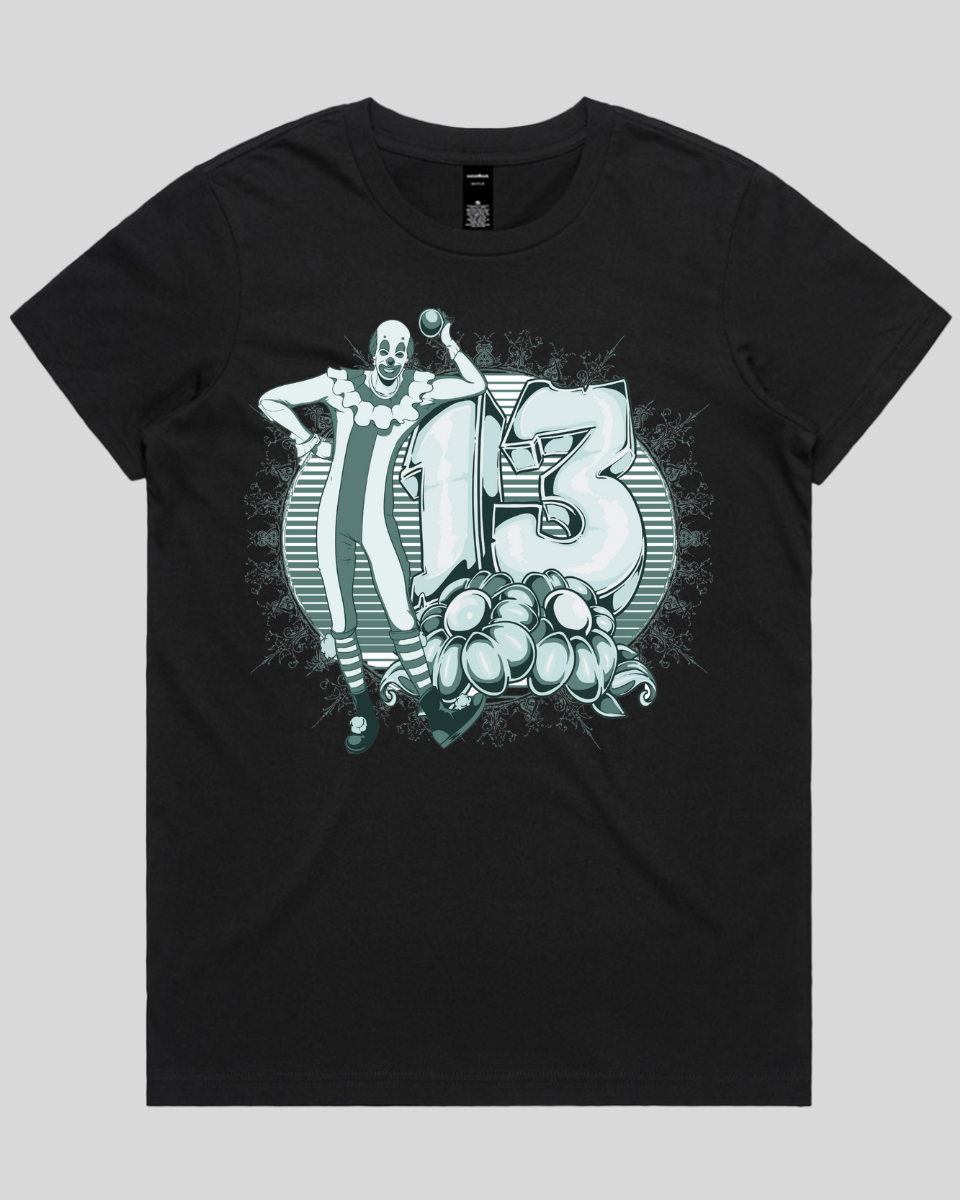 Lucky 13 Clown Women's T-Shirt