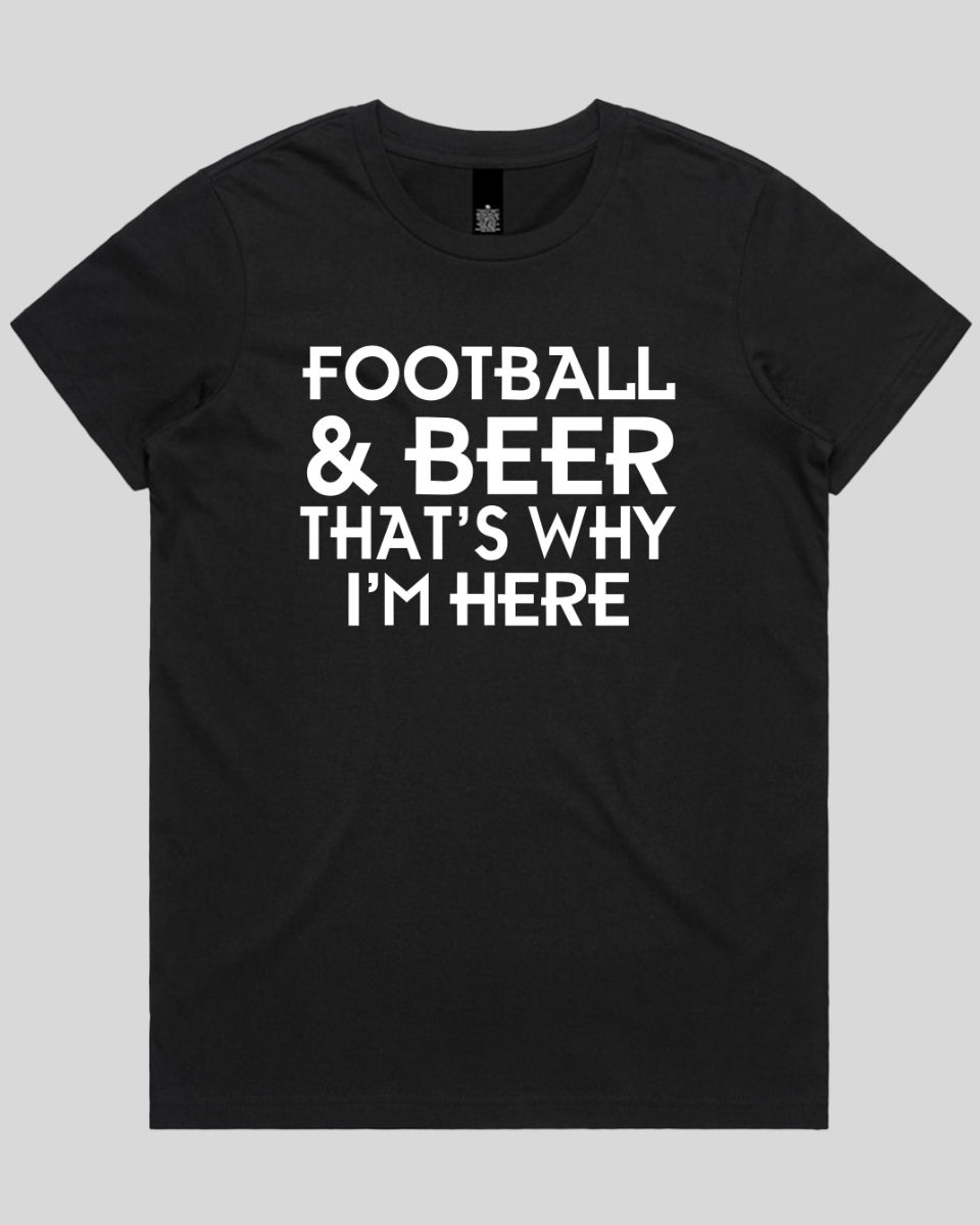 football & beer Women's T-Shirt