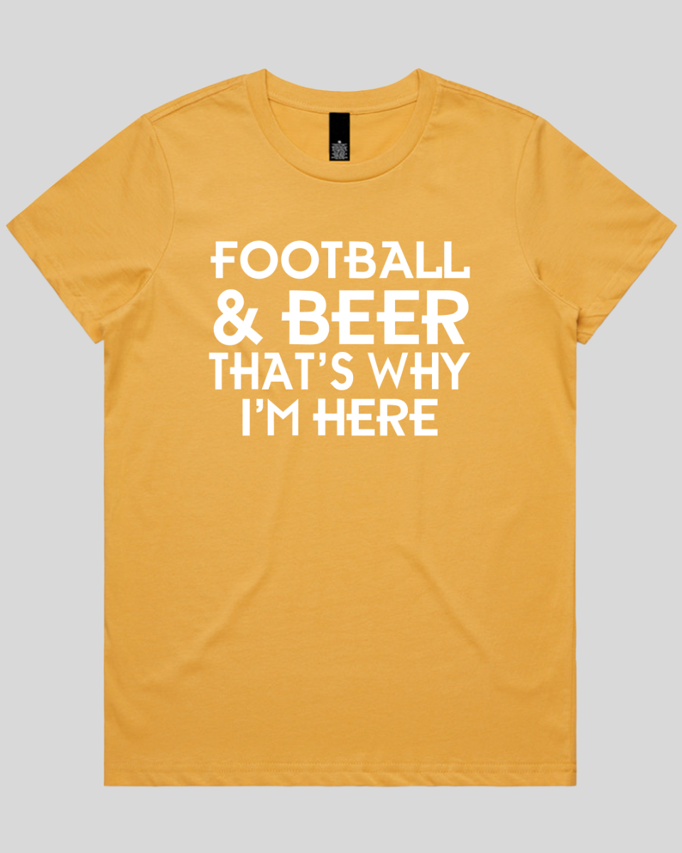 football & beer Women's T-Shirt