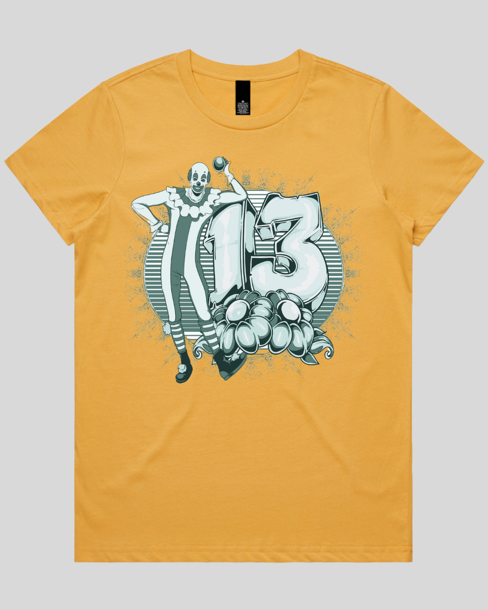 Lucky 13 Clown Women's T-Shirt
