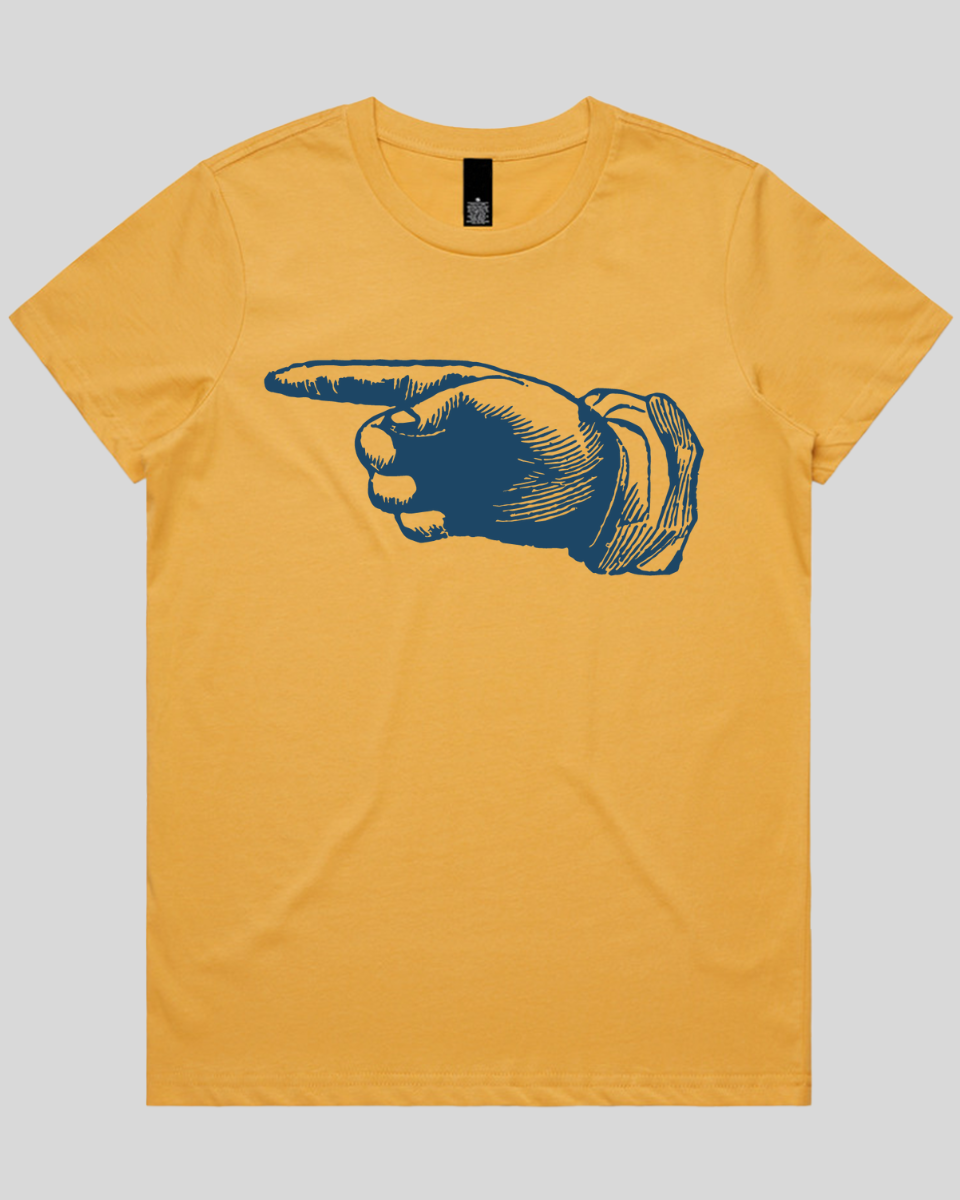 Retro Pointing Hand Women's T-Shirt