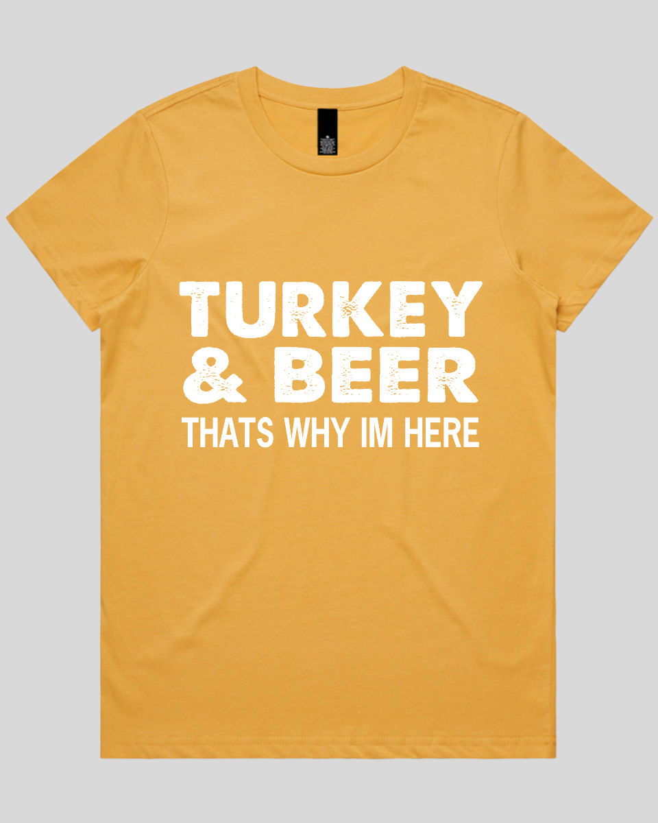 Turkey & Beer Women's T-Shirt