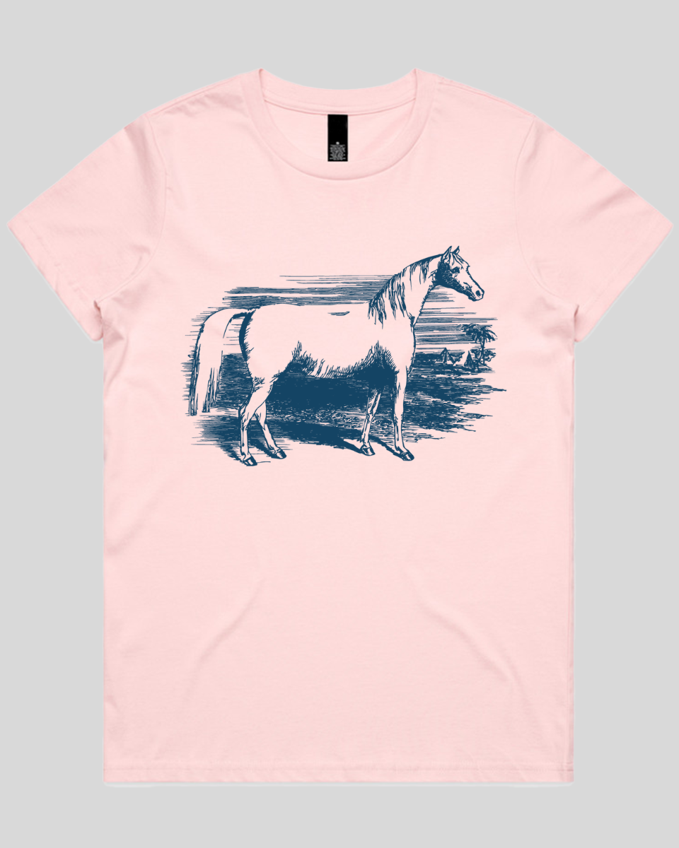 Rustic Horse Field Women's T-Shirt