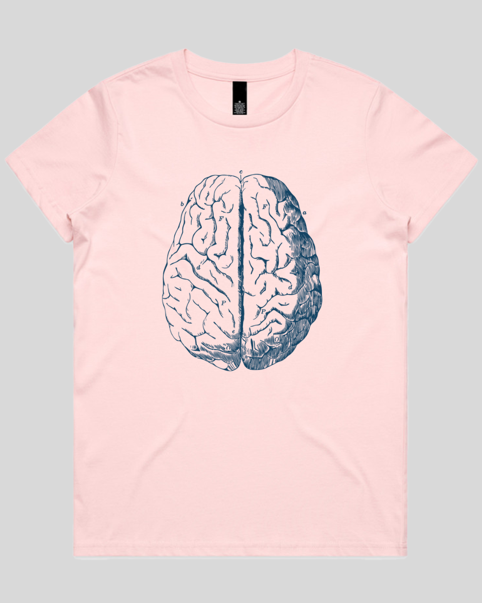 Vintage Brain Diagram Women's T-Shirt