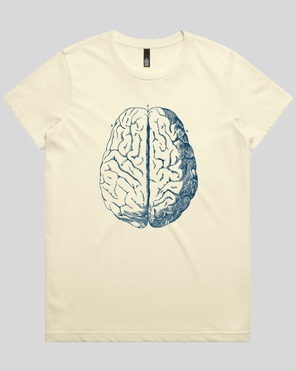 Vintage Brain Diagram Women's T-Shirt