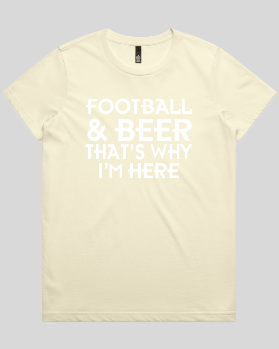 football & beer Women's T-Shirt