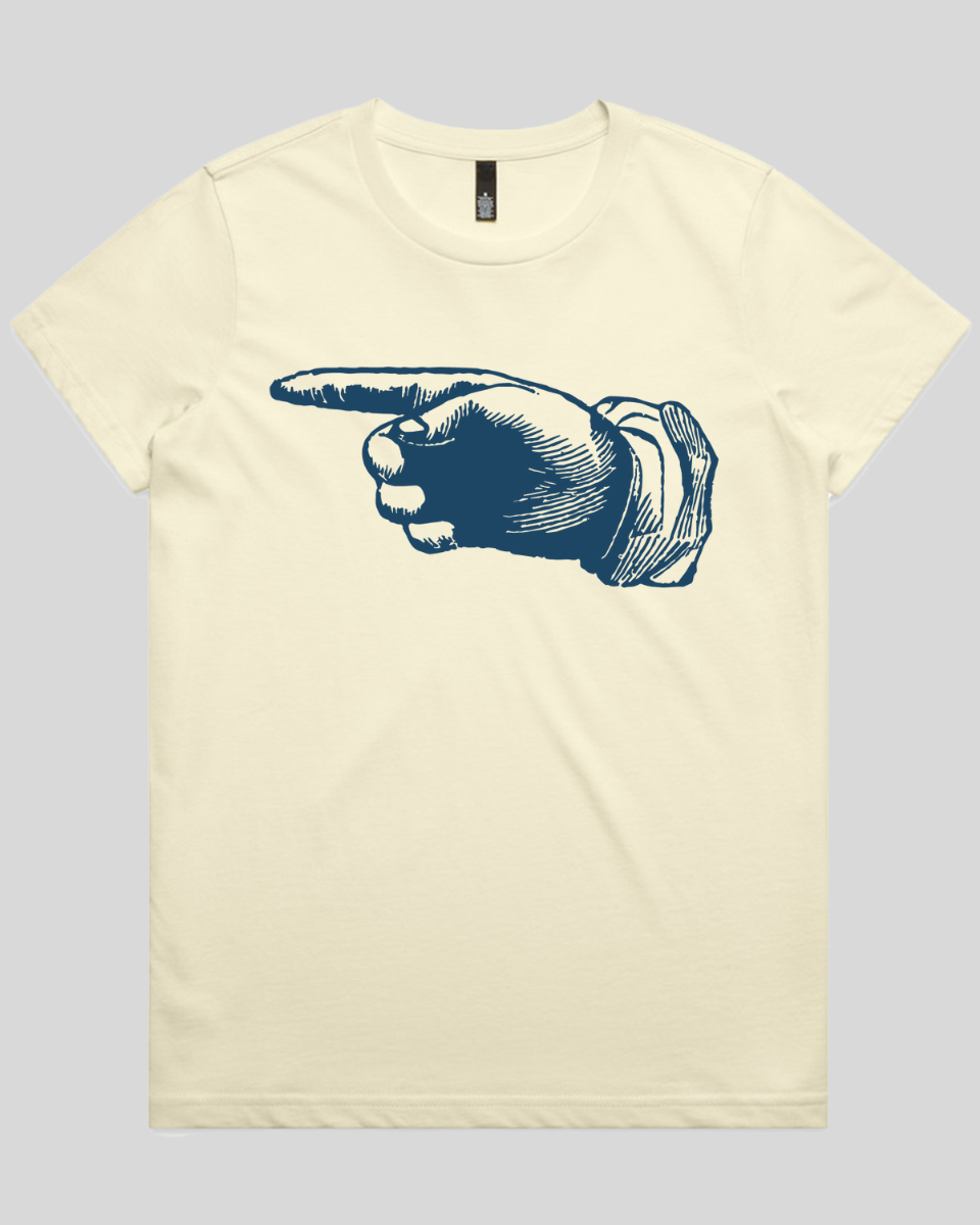 Retro Pointing Hand Women's T-Shirt