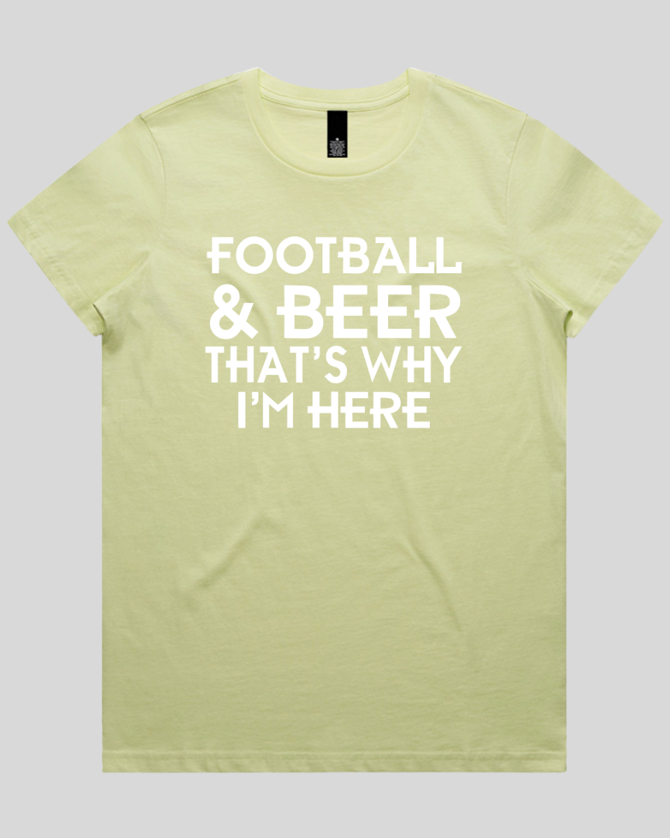 football & beer Women's T-Shirt