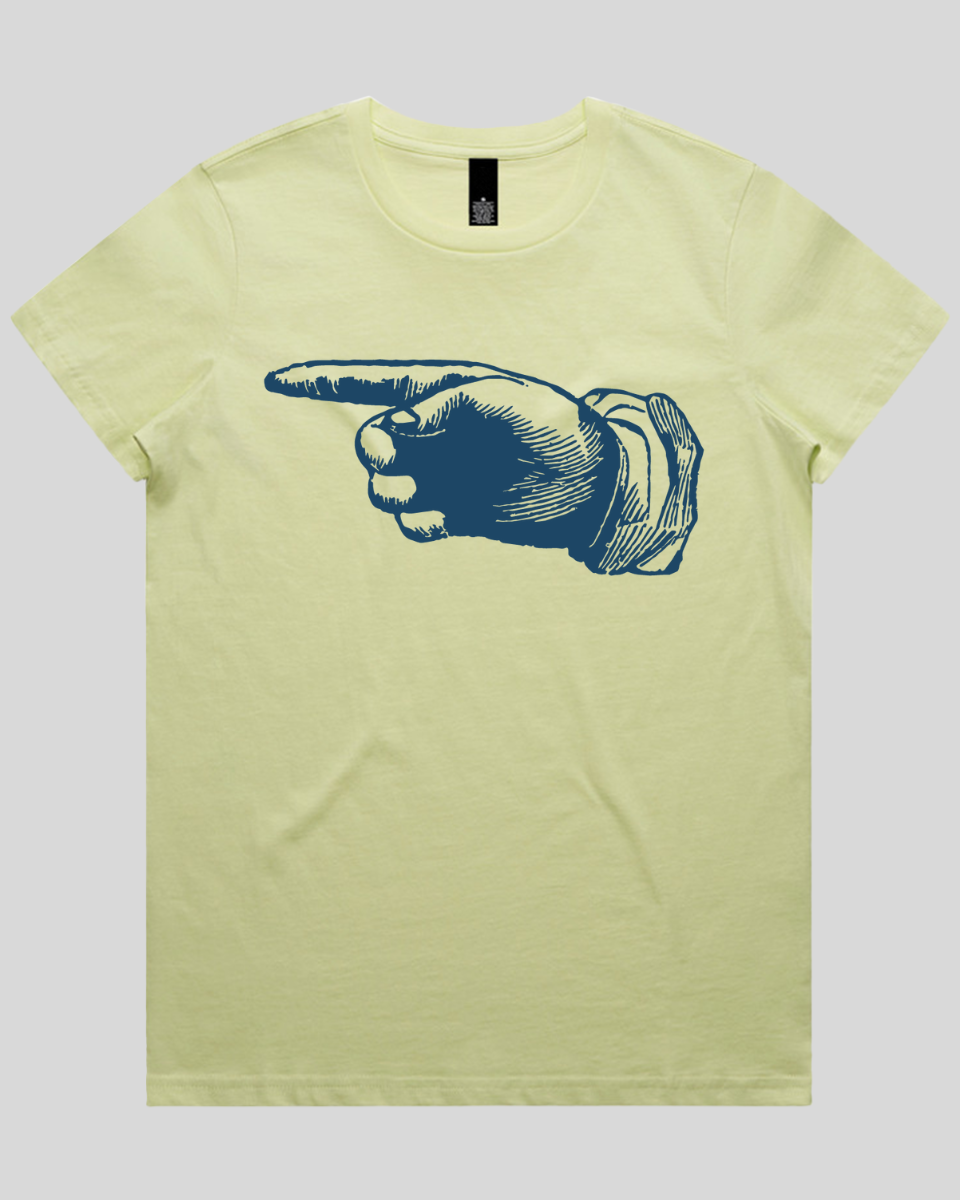 Retro Pointing Hand Women's T-Shirt