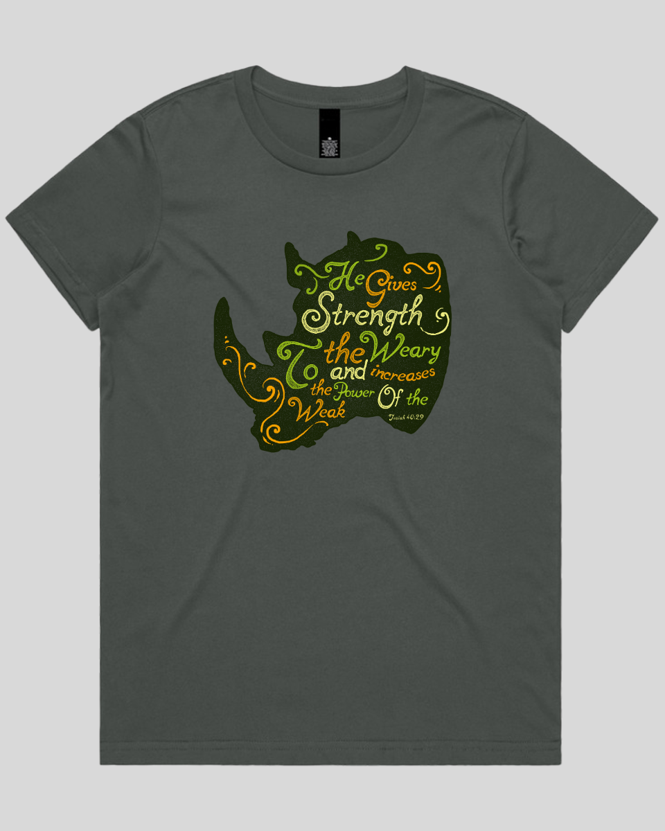He Gives Strength Women's T-Shirt