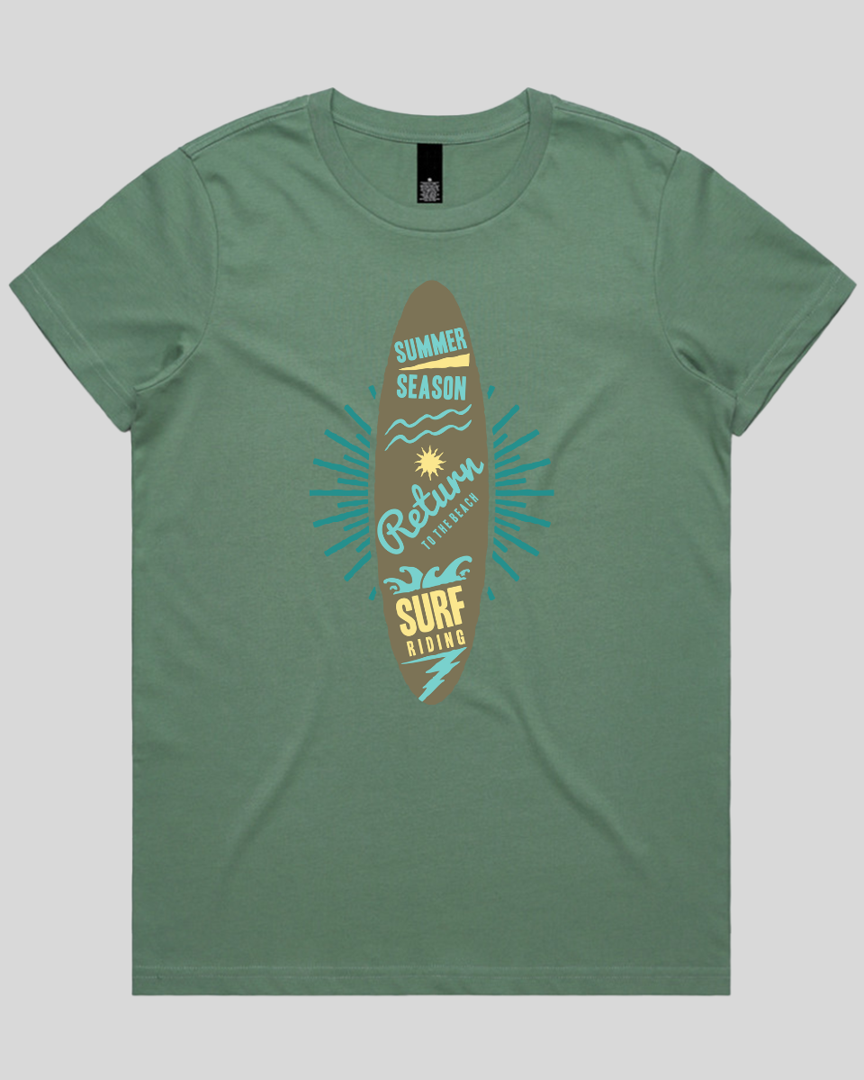 Surf Riding Women's T-Shirt