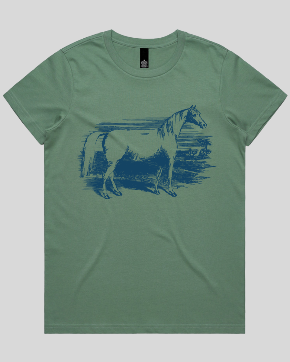 Rustic Horse Field Women's T-Shirt