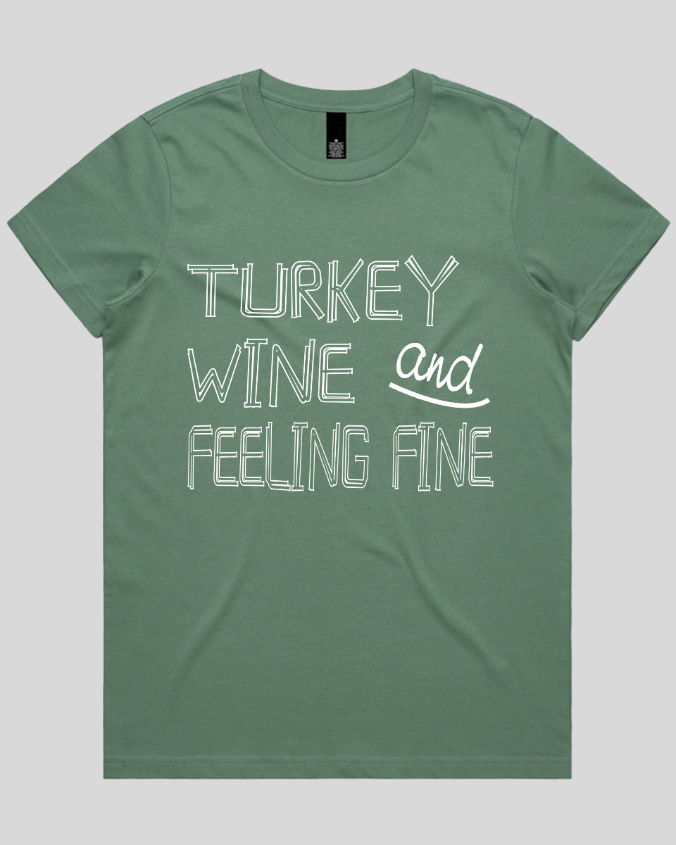 Turkey Wine and Feeling Women's T-Shirt