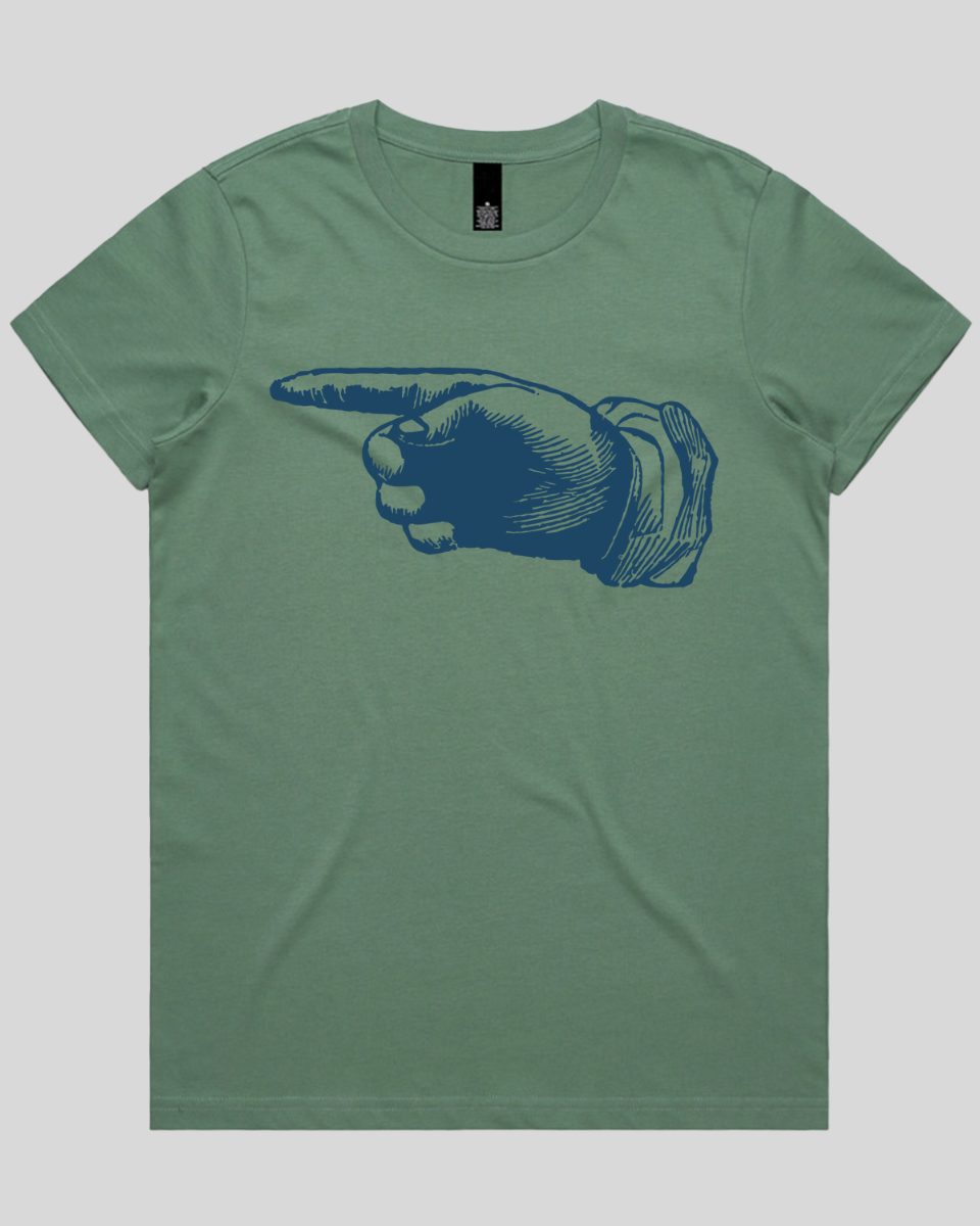 Retro Pointing Hand Women's T-Shirt