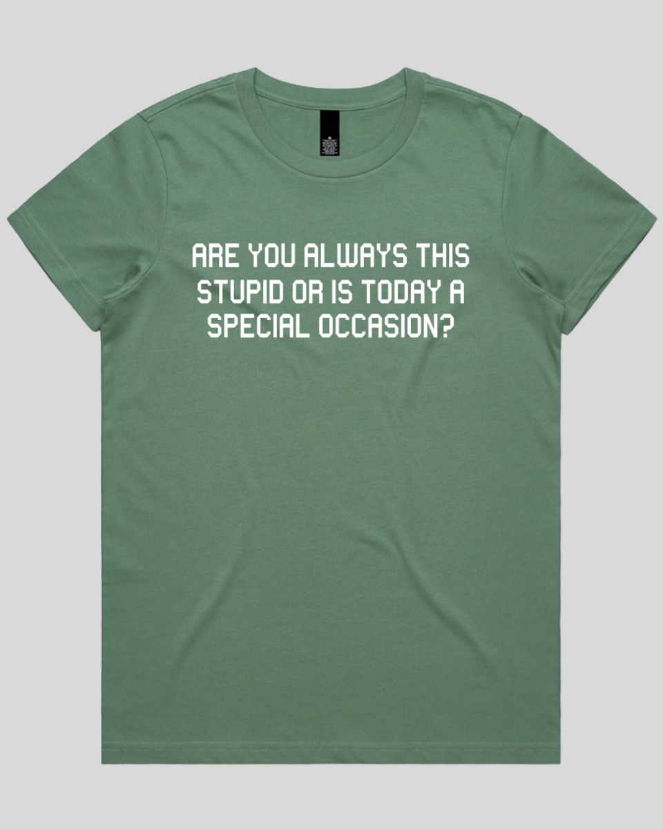 Are you always this stupid Women's T-Shirt