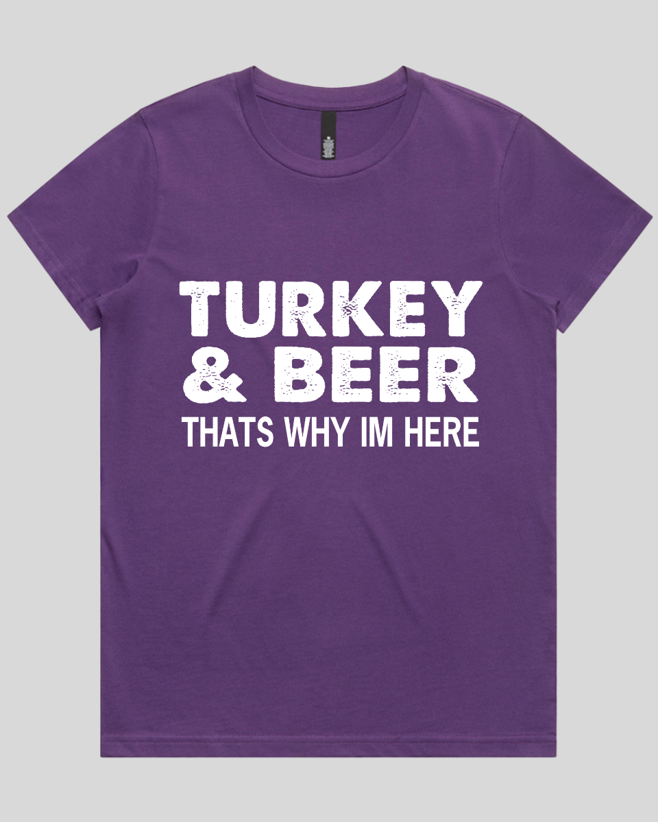 Turkey & Beer Women's T-Shirt