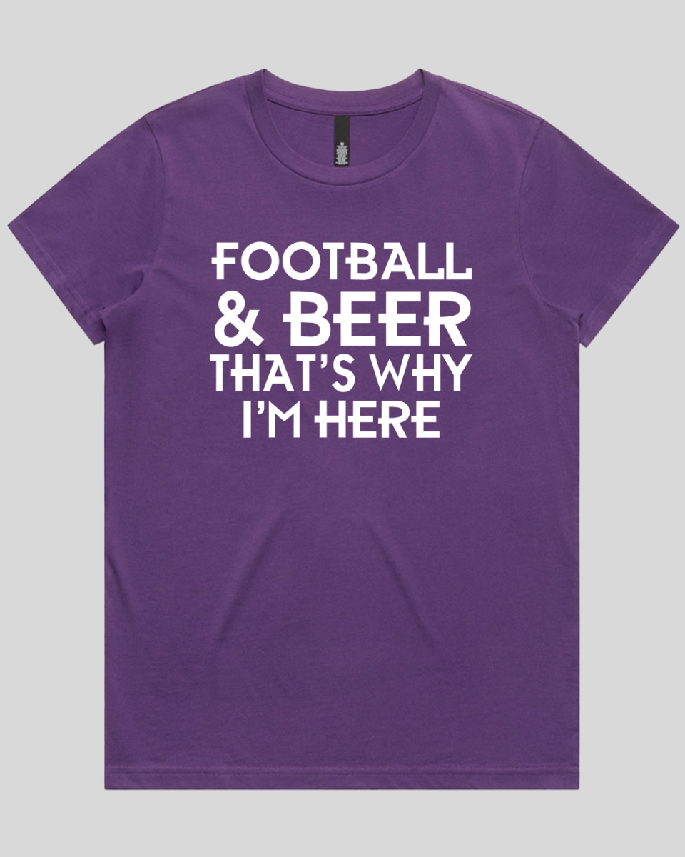 football & beer Women's T-Shirt