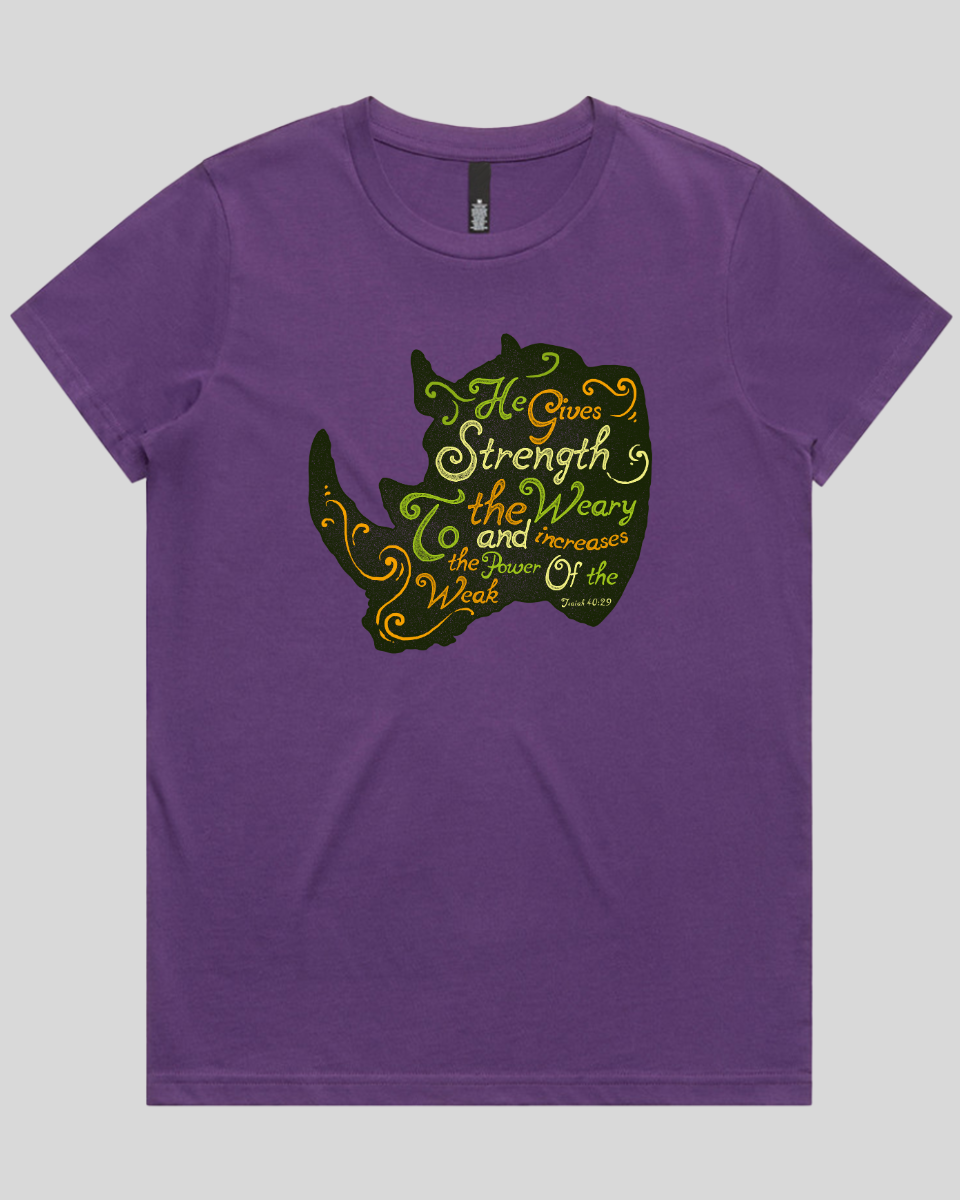 He Gives Strength Women's T-Shirt