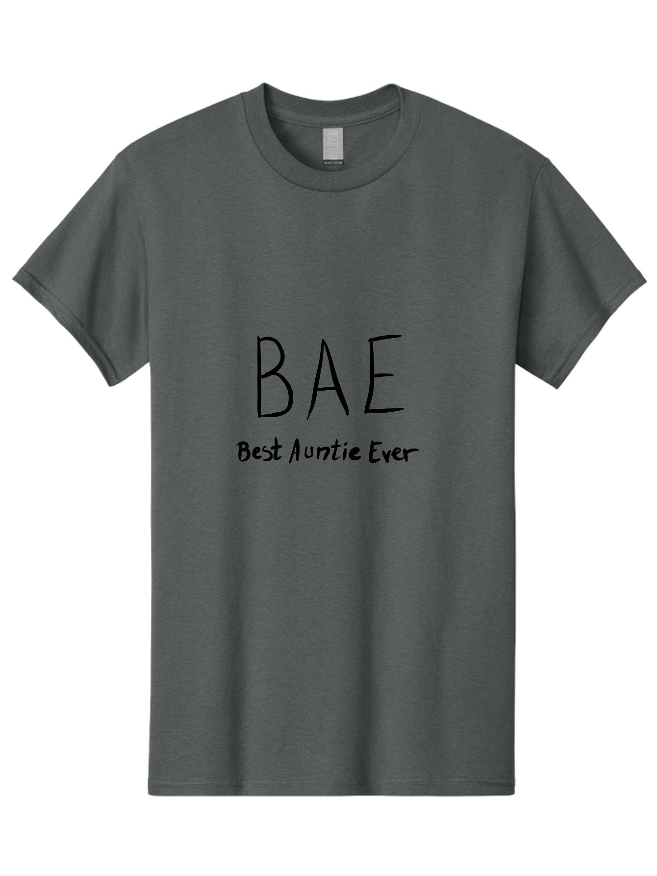 Bae-Best-Auntie-Ever Men'S Graphic Tee, 100% Cotton, Comfortable Casual Summer Wear, Machine Washable, Fun Aunt Gift, Auntie Appreciation, Best Aunt Ever, Bae, Auntie Love, Aunt Quotes, Aunt Life - Aaa008