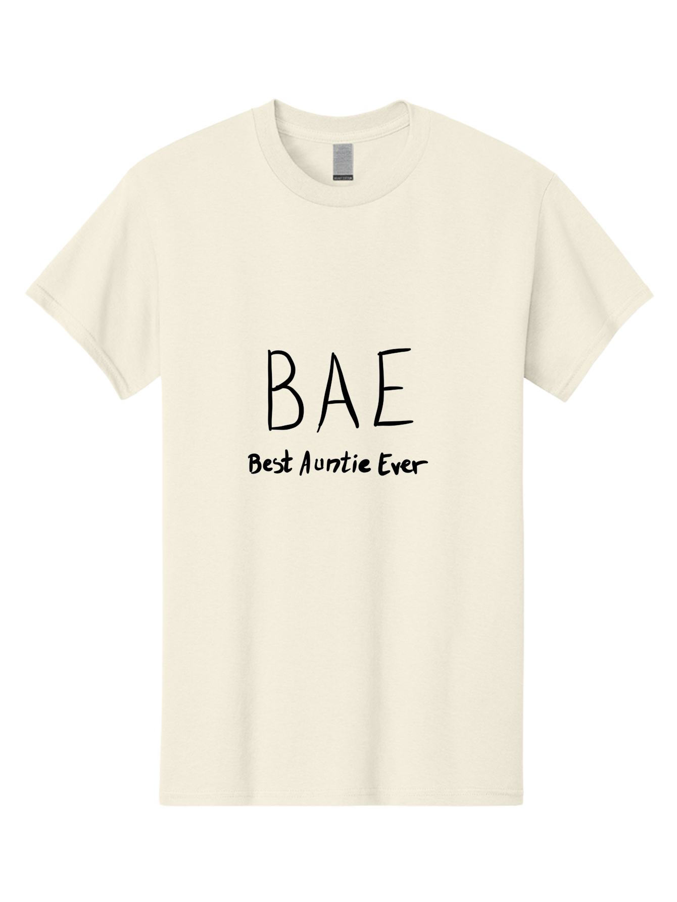 Bae-Best-Auntie-Ever Men'S Graphic Tee, 100% Cotton, Comfortable Casual Summer Wear, Machine Washable, Fun Aunt Gift, Auntie Appreciation, Best Aunt Ever, Bae, Auntie Love, Aunt Quotes, Aunt Life - Aaa008