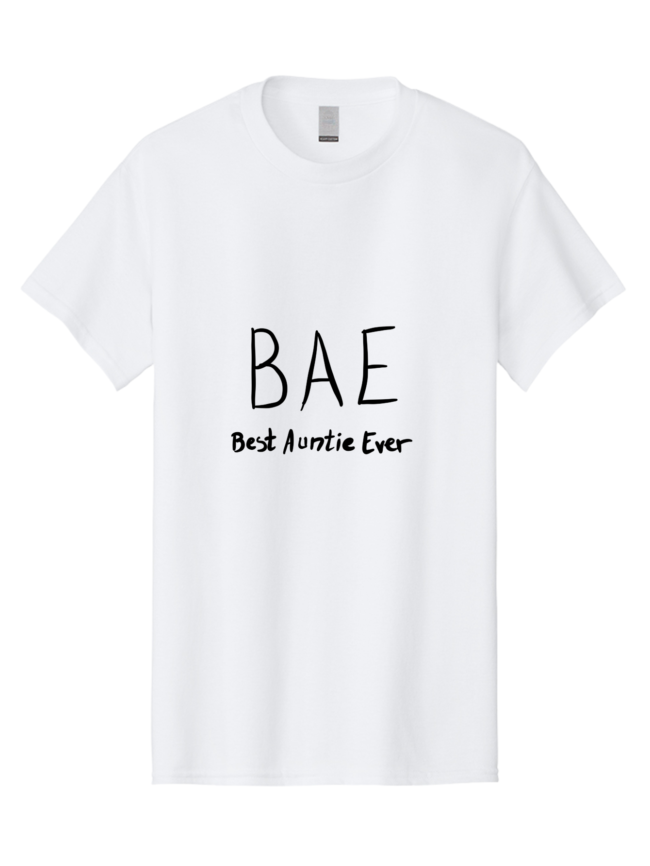 Bae-Best-Auntie-Ever Men'S Graphic Tee, 100% Cotton, Comfortable Casual Summer Wear, Machine Washable, Fun Aunt Gift, Auntie Appreciation, Best Aunt Ever, Bae, Auntie Love, Aunt Quotes, Aunt Life - Aaa008
