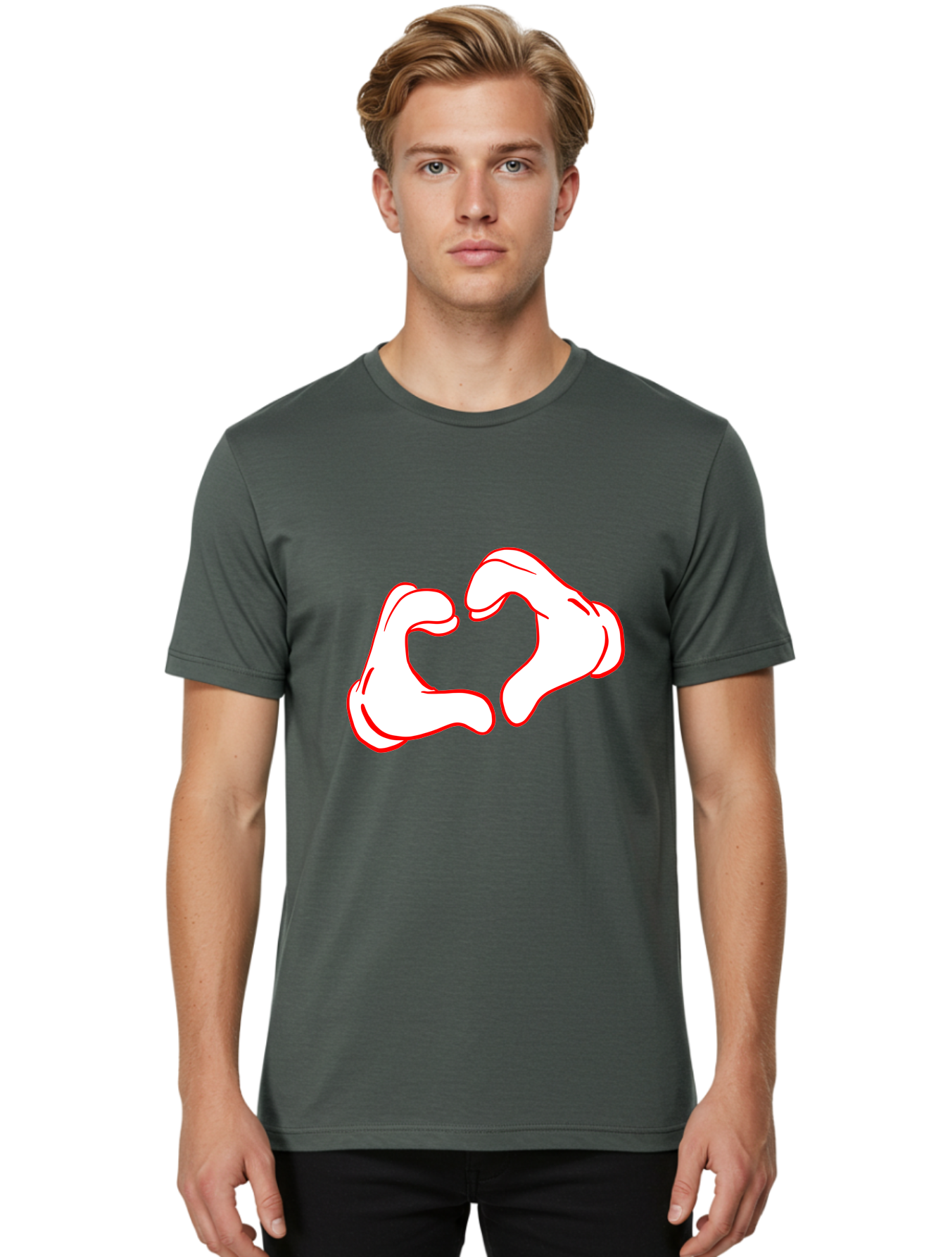 Biceps Men'S Graphic Tee, 100% Cotton, Comfortable Casual Summer Wear, Machine Washable, Flexed Biceps, Strong Muscles, Fitness Motivation, Workout Inspiration, Muscle Tone, Bodybuilding, Strength Training, Athletic Pose - Aaa012