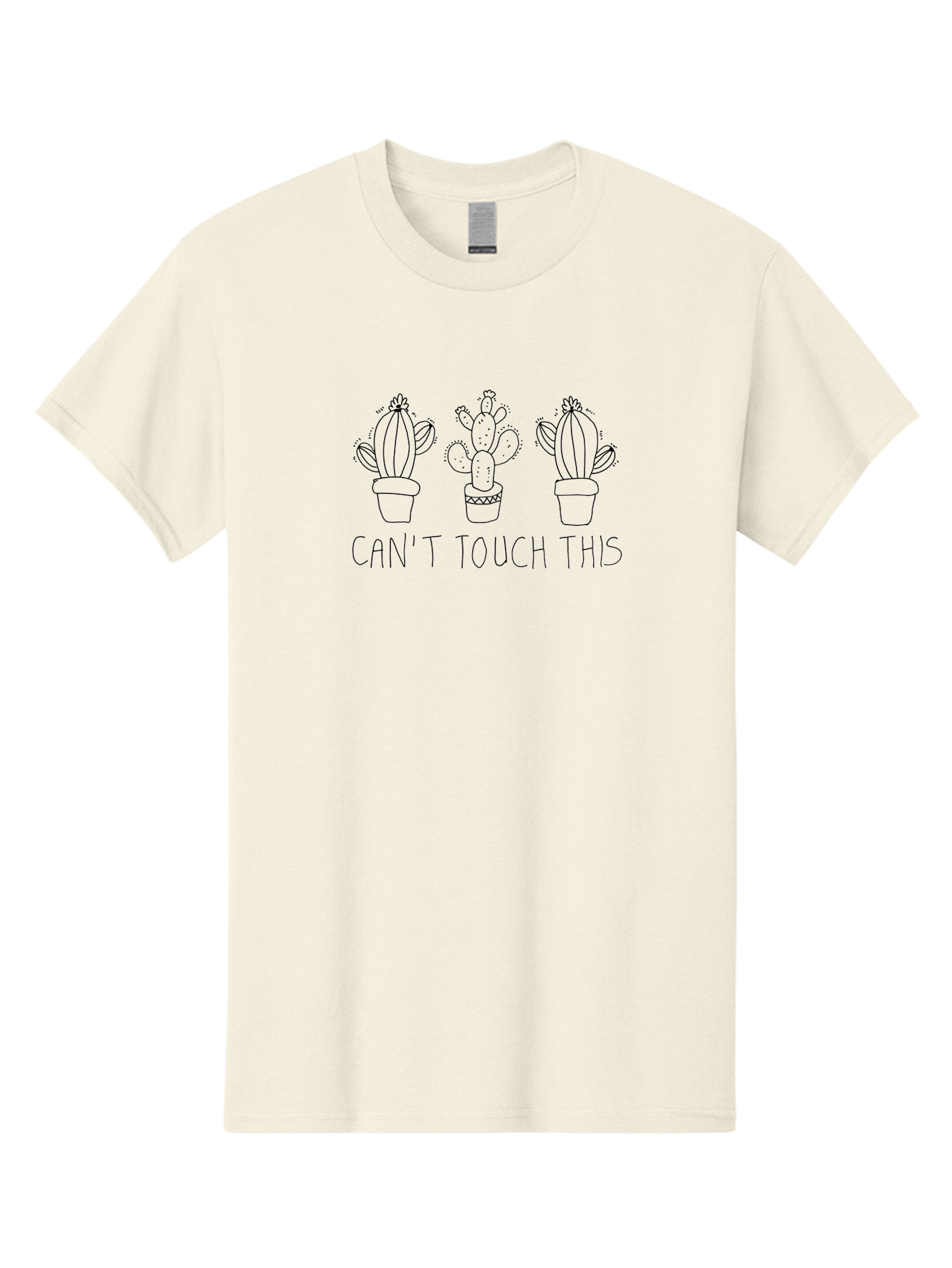cacti in pots, prickly plants, humorous quote, playful typography, funny garden, cactus puns, sassy plants