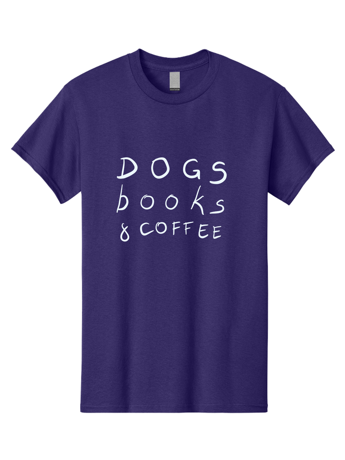 Dogs-Books-Coffee Men'S Graphic Tee, 100% Cotton, Comfortable Casual Summer Wear, Machine Washable, Dog Friendly Cafe, Coffee Shop, Bookstore, Dogs And Coffee, Pet Friendly, Relaxed Atmosphere, Casual Vibe, Coffee Culture - Aaa025