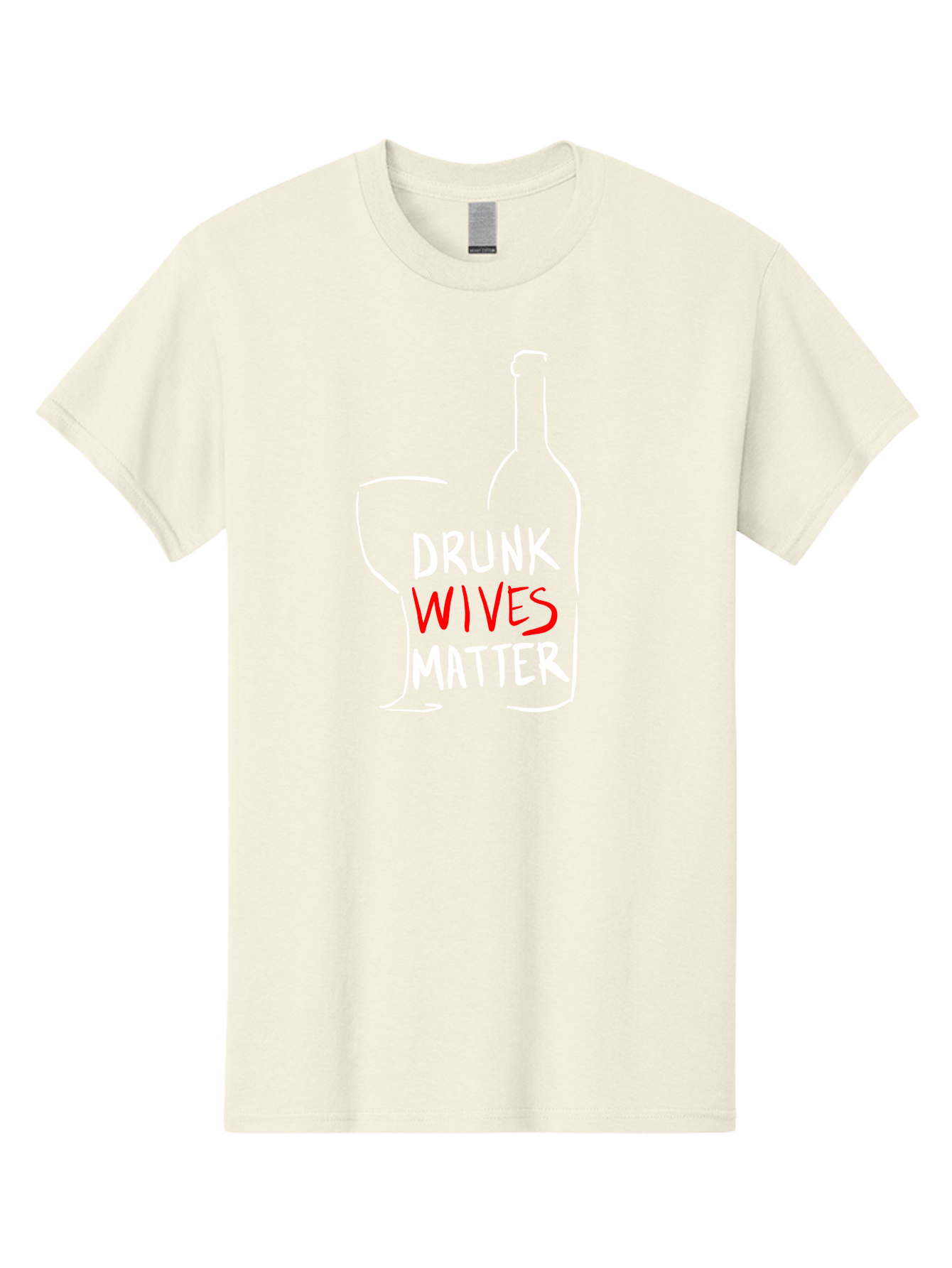Drunk-Wives-Matter Men'S Graphic Tee, 100% Cotton, Comfortable Casual Summer Wear, Machine Washable, Wine Bottle, Wine Glass, Drunk Wives Matter, Womens Rights, Feminism, Alcohol Awareness, Social Justice, Funny Quotes - Aaa030