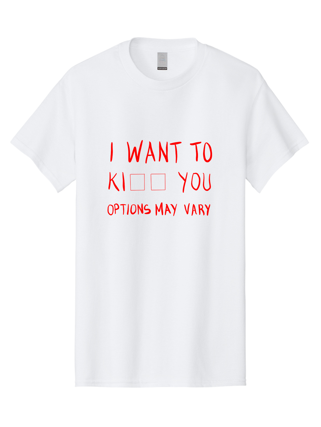 I-Want-To-Kill-You Men'S Graphic Tee, 100% Cotton, Comfortable Casual Summer Wear, Machine Washable, Humorous Graphic, Funny Sayings, Quirky Phrases, Sarcastic Humor, Ironic Expression, Playful Violence, Options May Vary, Meme Inspiration, - Aaa079