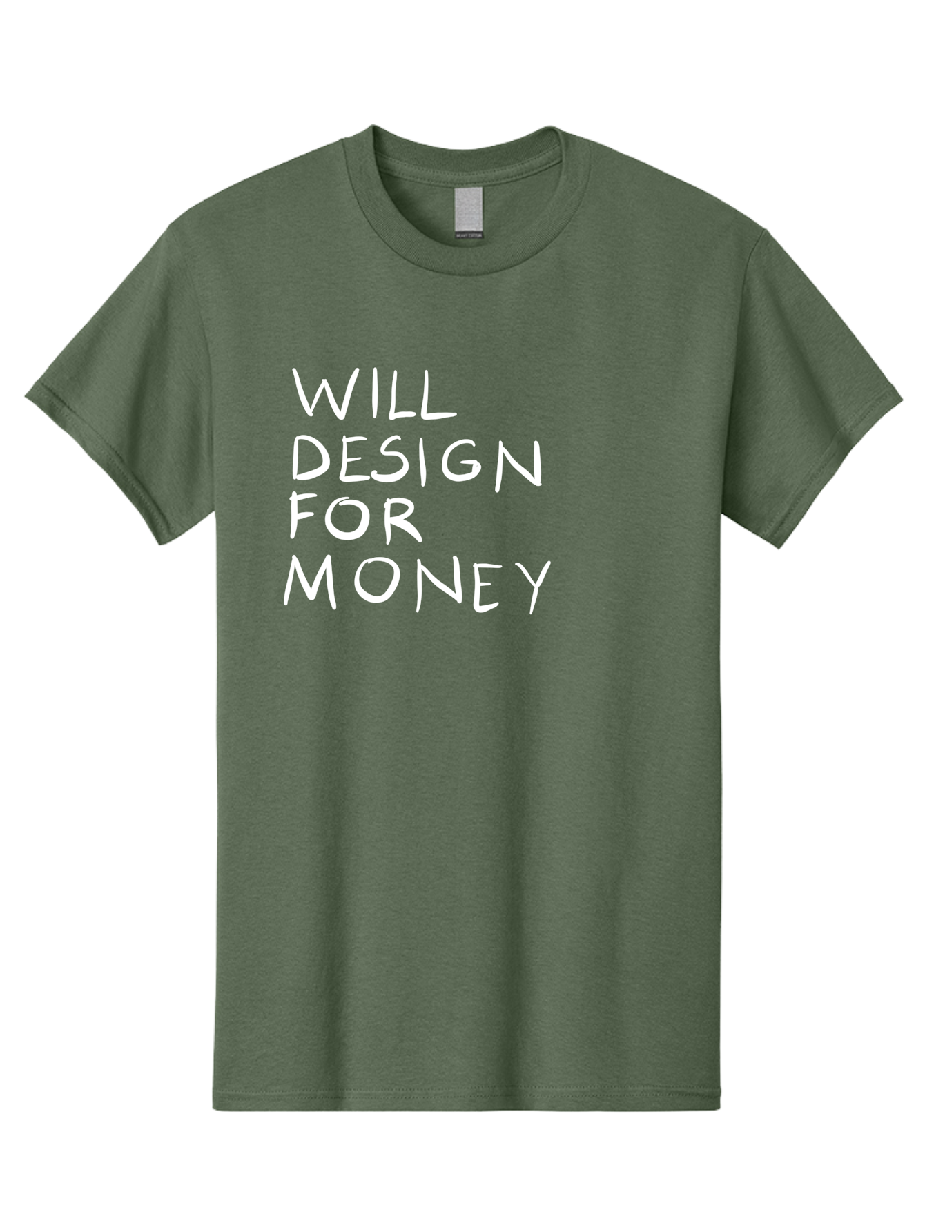 Will-Design-For-Money Men'S Graphic Tee, 100% Cotton, Comfortable Casual Summer Wear, Machine Washable, Graphic Design Services, Freelance Designer, Design For Hire, Money Making Opportunities, Professional Design Solutions, Custom Graphics - Aaa140